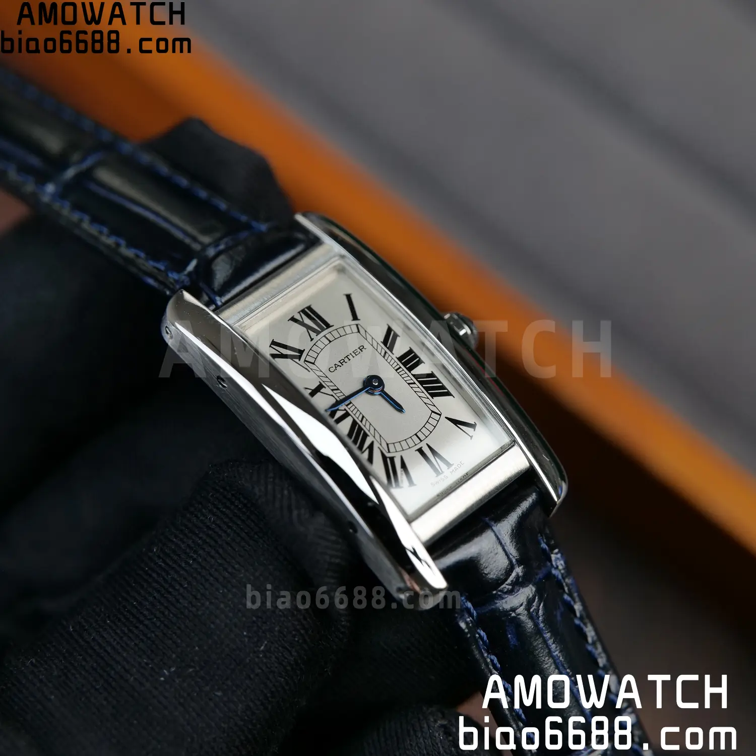 CARTIER Tank Anglaise Ladies WSTA0016 GSF 1:1 Best Edition White Dial On Black leather strap Quartz 77 0b7ca7f2217787b 阿默表行AmoWatch