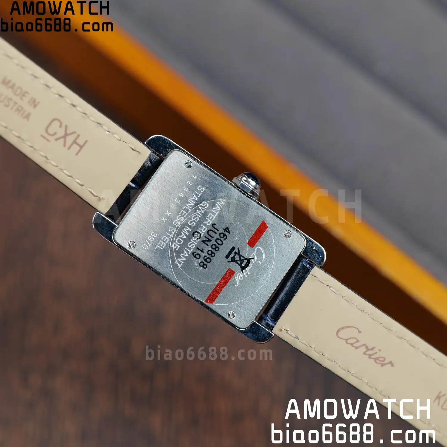 CARTIER Tank Anglaise Ladies WSTA0016 GSF 1:1 Best Edition White Dial On Black leather strap Quartz 88 1073c1c005daaac 阿默表行AmoWatch