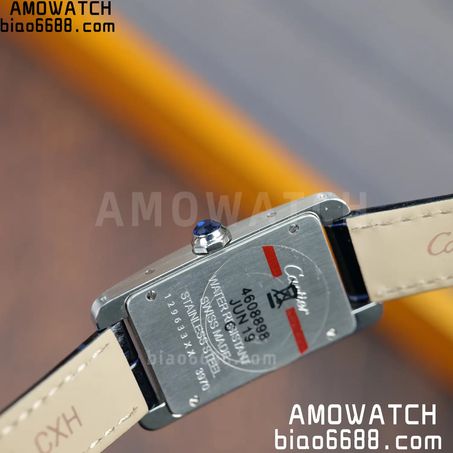 CARTIER Tank Anglaise Ladies WSTA0016 GSF 1:1 Best Edition White Dial On Black leather strap Quartz 89 1ccb6450cc3ee8b 阿默表行AmoWatch