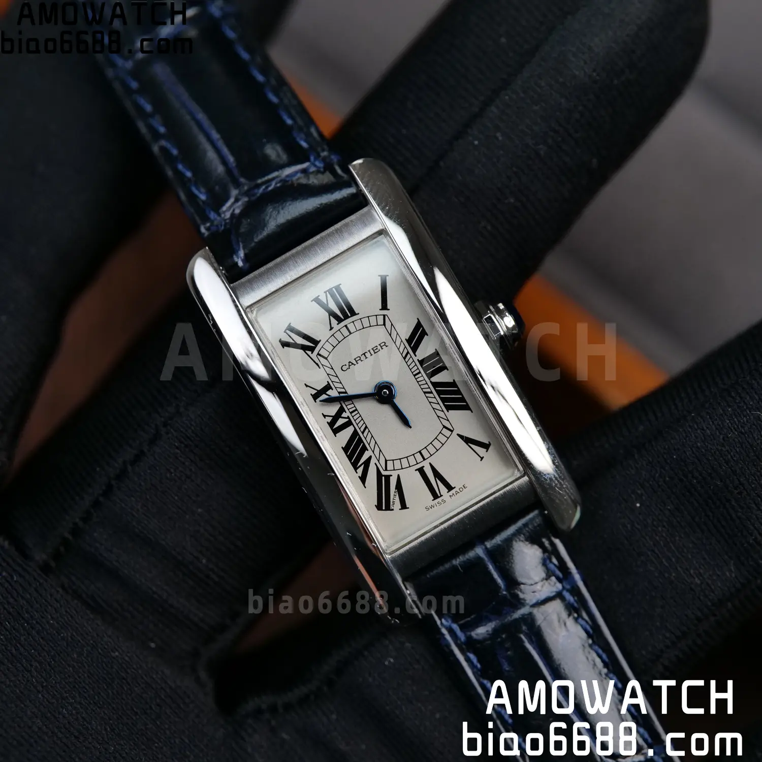 CARTIER Tank Anglaise Ladies WSTA0016 GSF 1:1 Best Edition White Dial On Black leather strap Quartz 85 4a8b9aa8ae2f87b 阿默表行AmoWatch