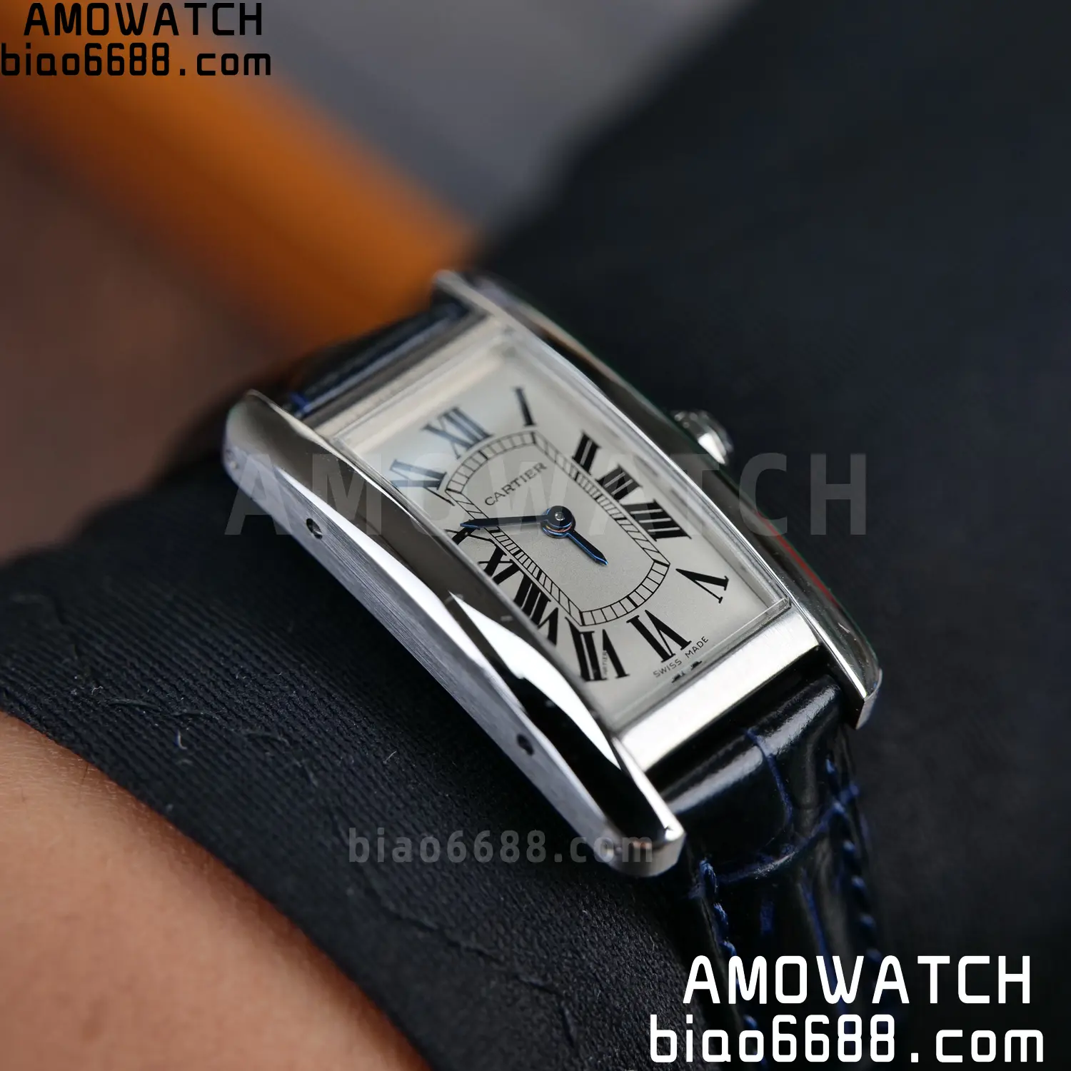CARTIER Tank Anglaise Ladies WSTA0016 GSF 1:1 Best Edition White Dial On Black leather strap Quartz 92 a8d94092d37935c 阿默表行AmoWatch