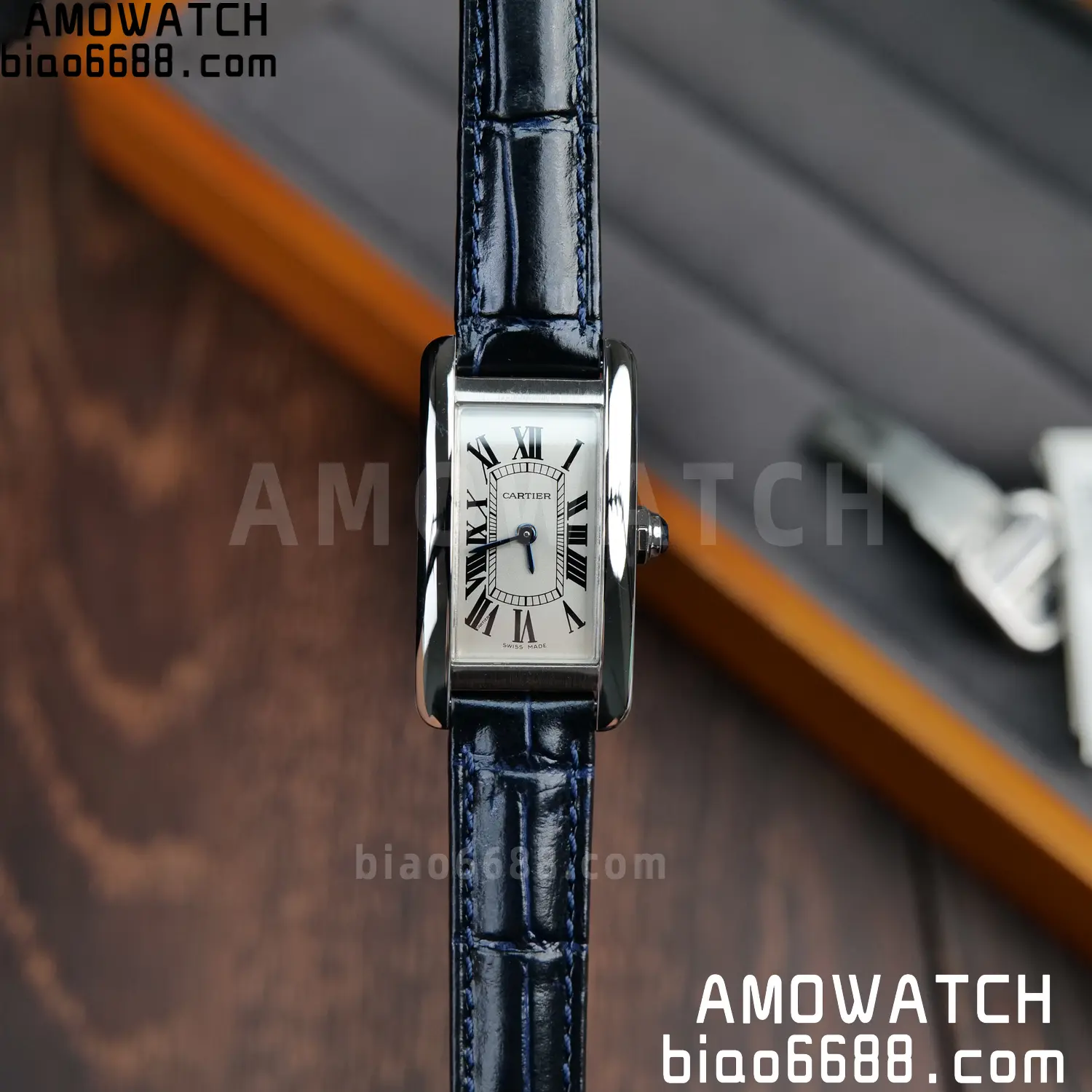 CARTIER Tank Anglaise Ladies WSTA0016 GSF 1:1 Best Edition White Dial On Black leather strap Quartz 69 ba8a066a79d9406 阿默表行AmoWatch