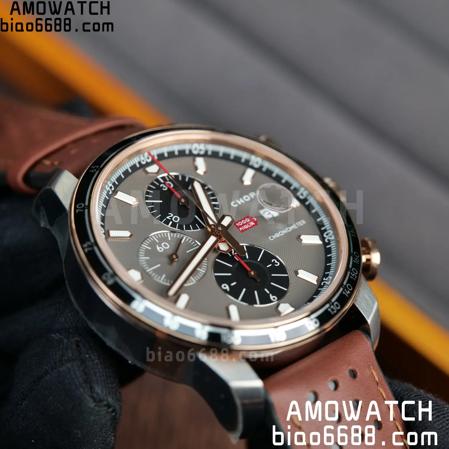 A7厂 【高颜值】Chopard萧邦肖邦经典赛车系列168571-6002计时腕表 110 2d45d151f5867c2 阿默表行AmoWatch
