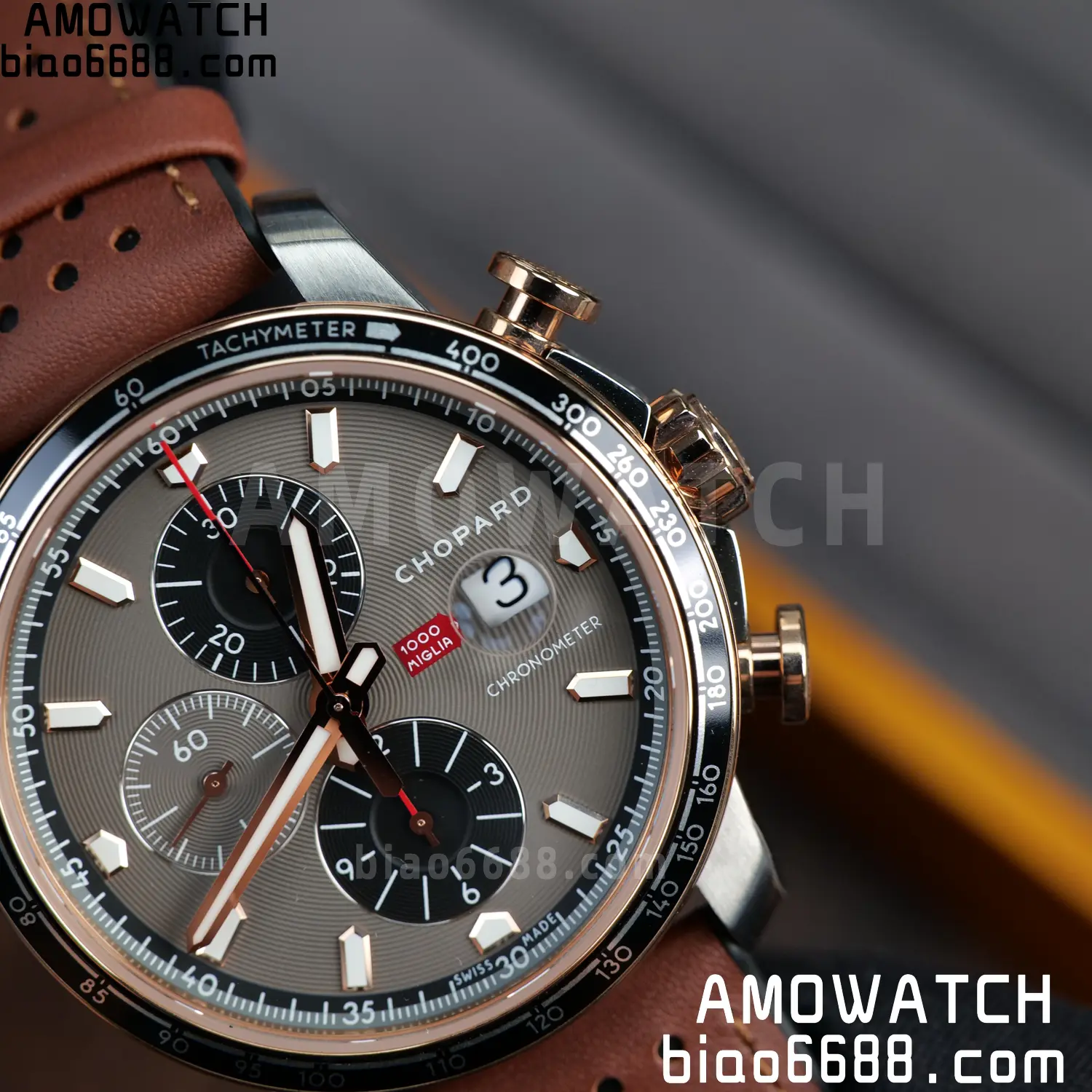 A7厂 【高颜值】Chopard萧邦肖邦经典赛车系列168571-6002计时腕表 106 4e0c07caeeae9ba 阿默表行AmoWatch