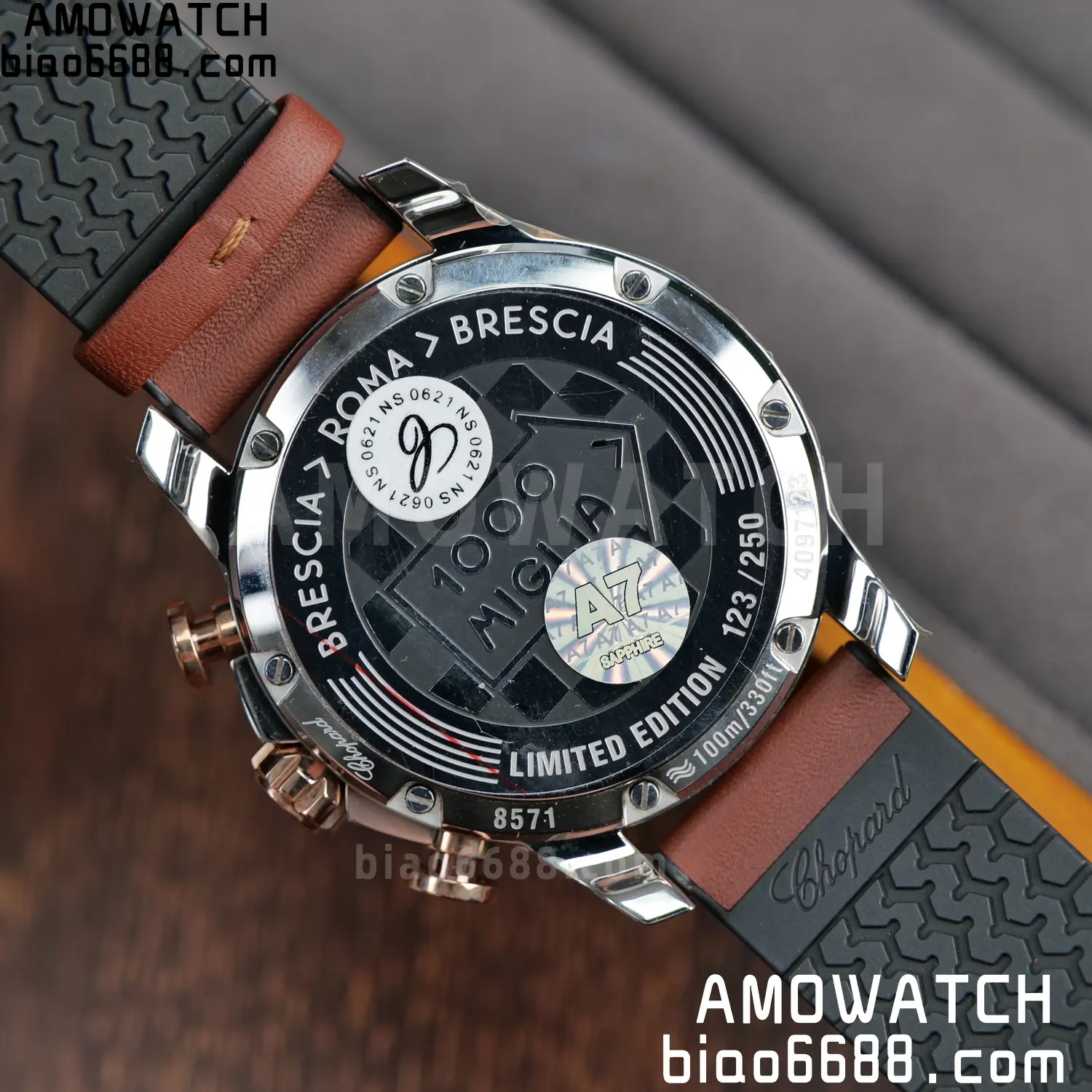 A7厂 【高颜值】Chopard萧邦肖邦经典赛车系列168571-6002计时腕表 117 53f82ce2bfac385 阿默表行AmoWatch