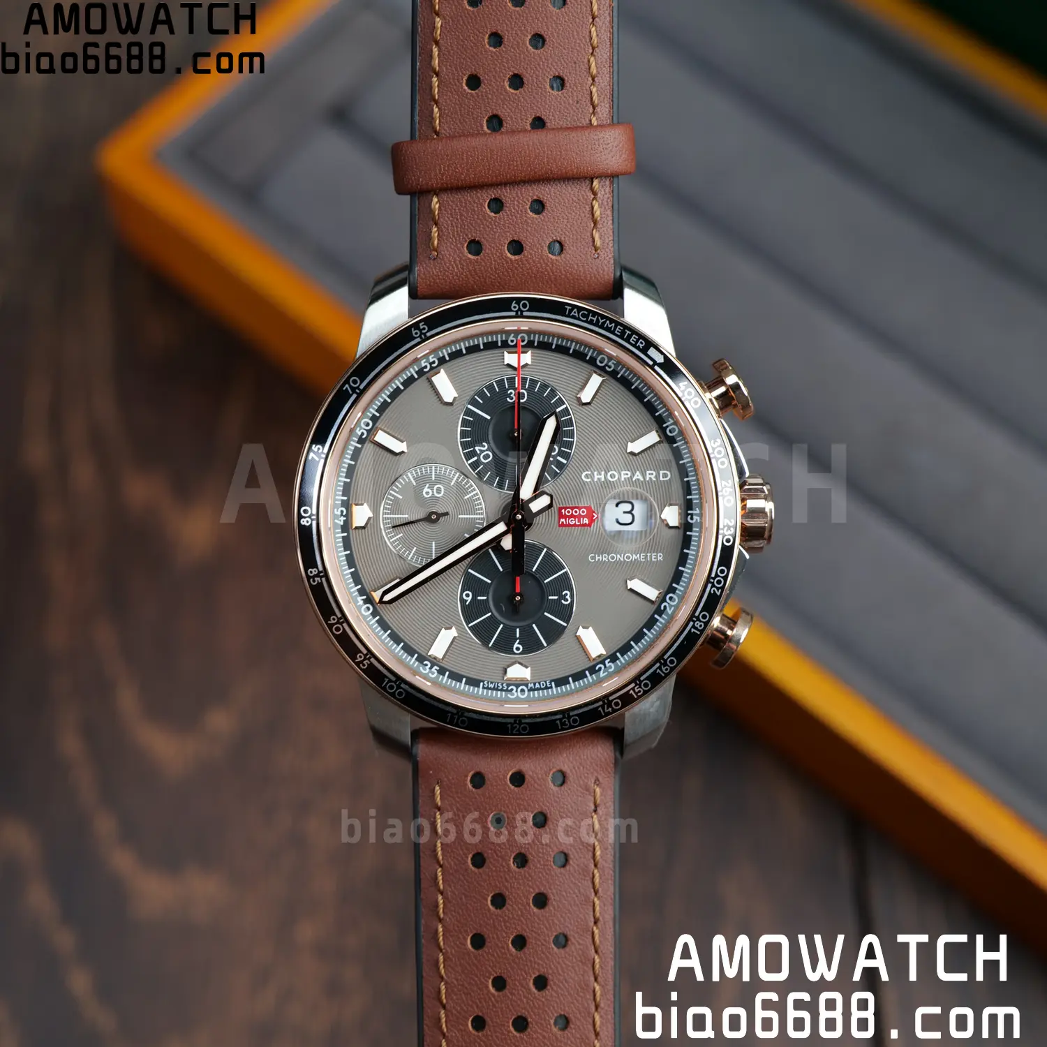 A7厂 【高颜值】Chopard萧邦肖邦经典赛车系列168571-6002计时腕表 94 5fdcae57cc486b9 阿默表行AmoWatch