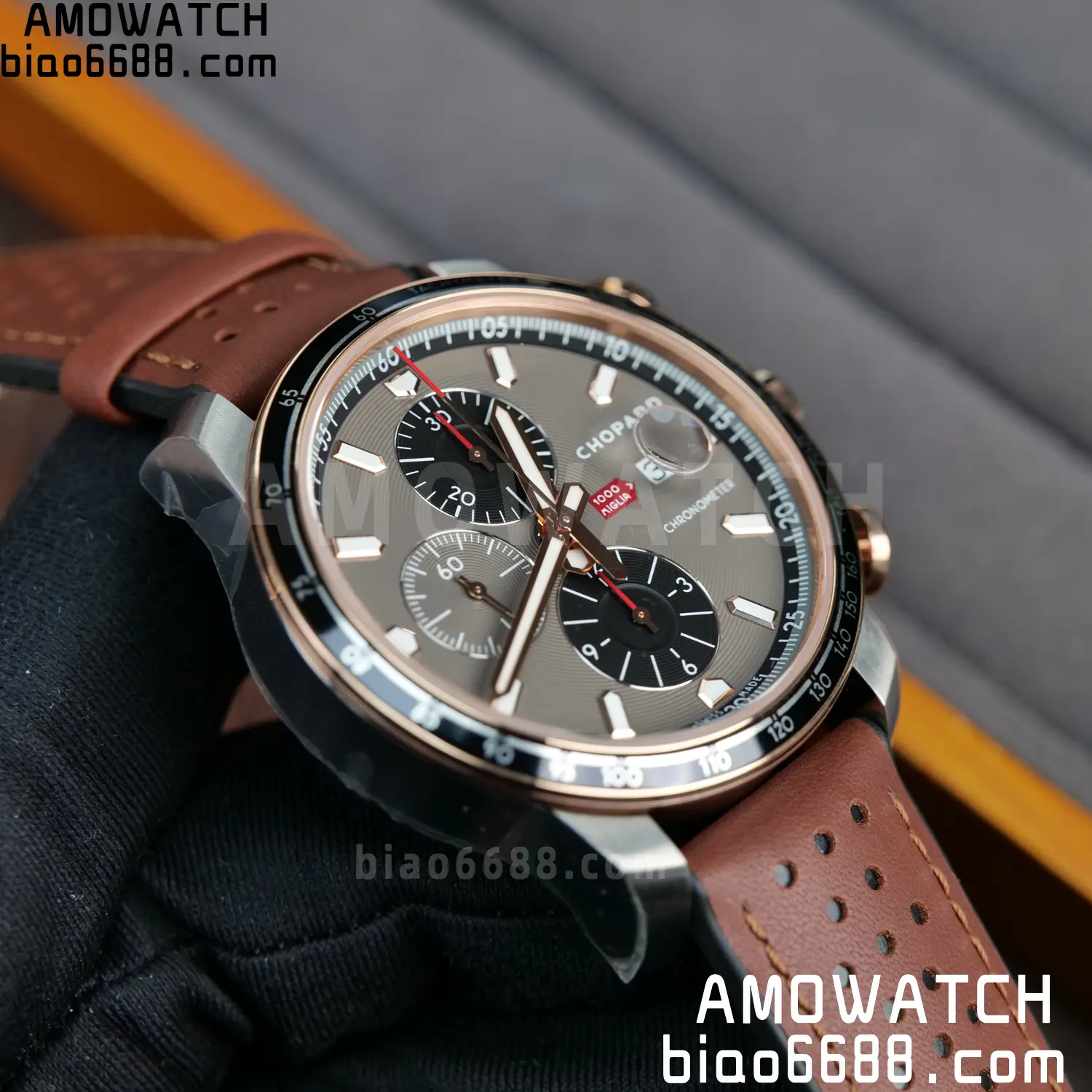 A7厂 【高颜值】Chopard萧邦肖邦经典赛车系列168571-6002计时腕表 103 86f64afb37e56d3 阿默表行AmoWatch