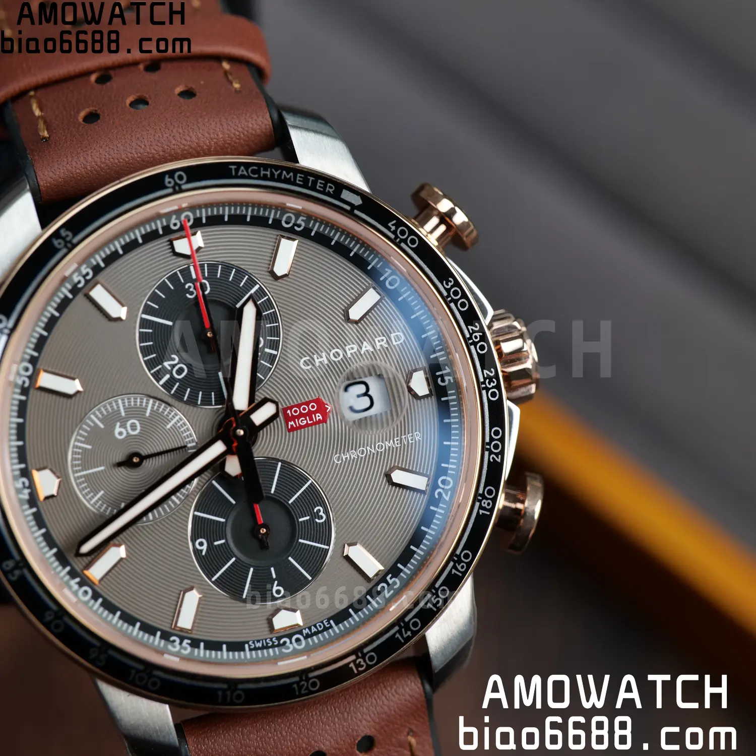 A7厂 【高颜值】Chopard萧邦肖邦经典赛车系列168571-6002计时腕表 111 8a2c22bd179fc50 阿默表行AmoWatch