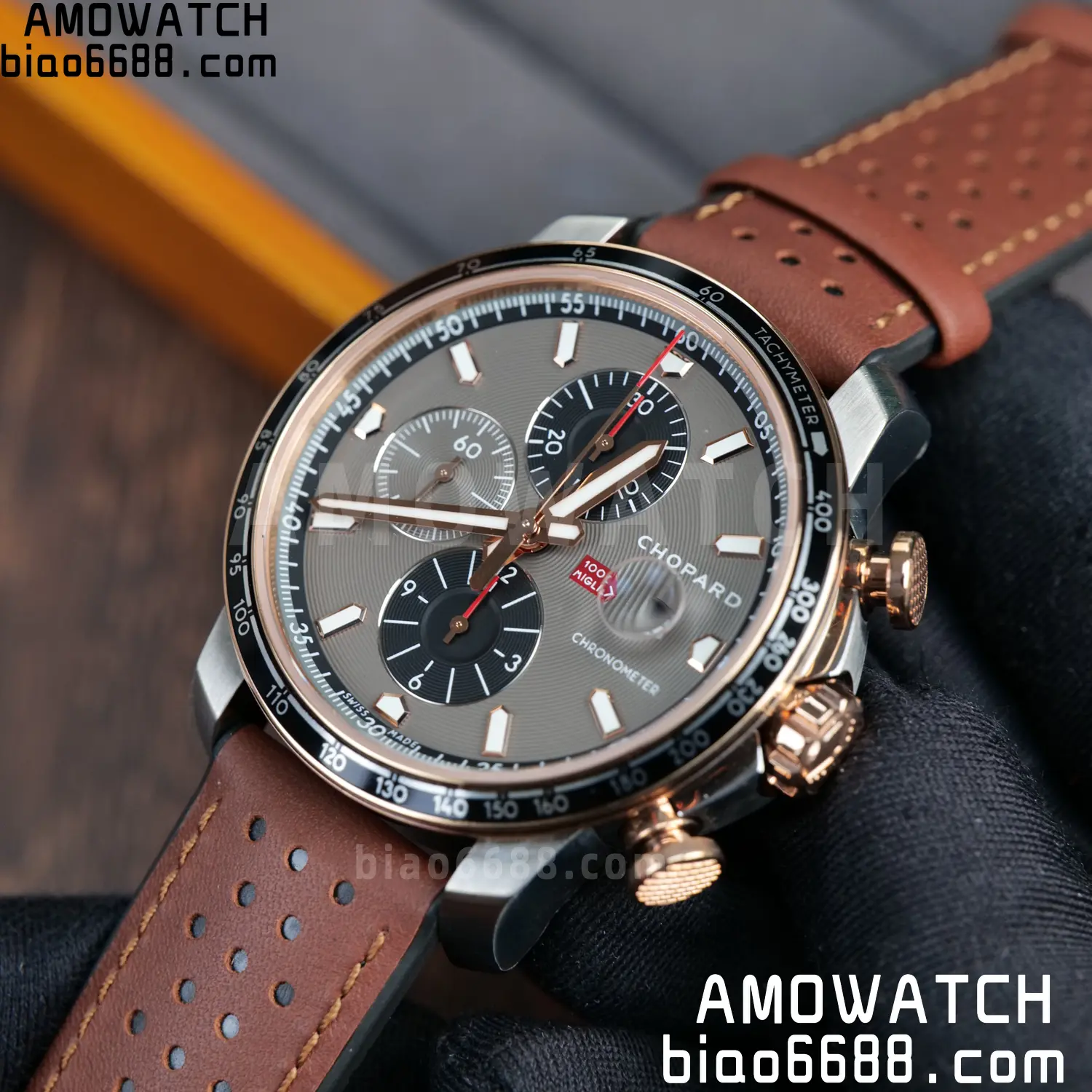 A7厂 【高颜值】Chopard萧邦肖邦经典赛车系列168571-6002计时腕表 104 d1114b3c1633a48 阿默表行AmoWatch
