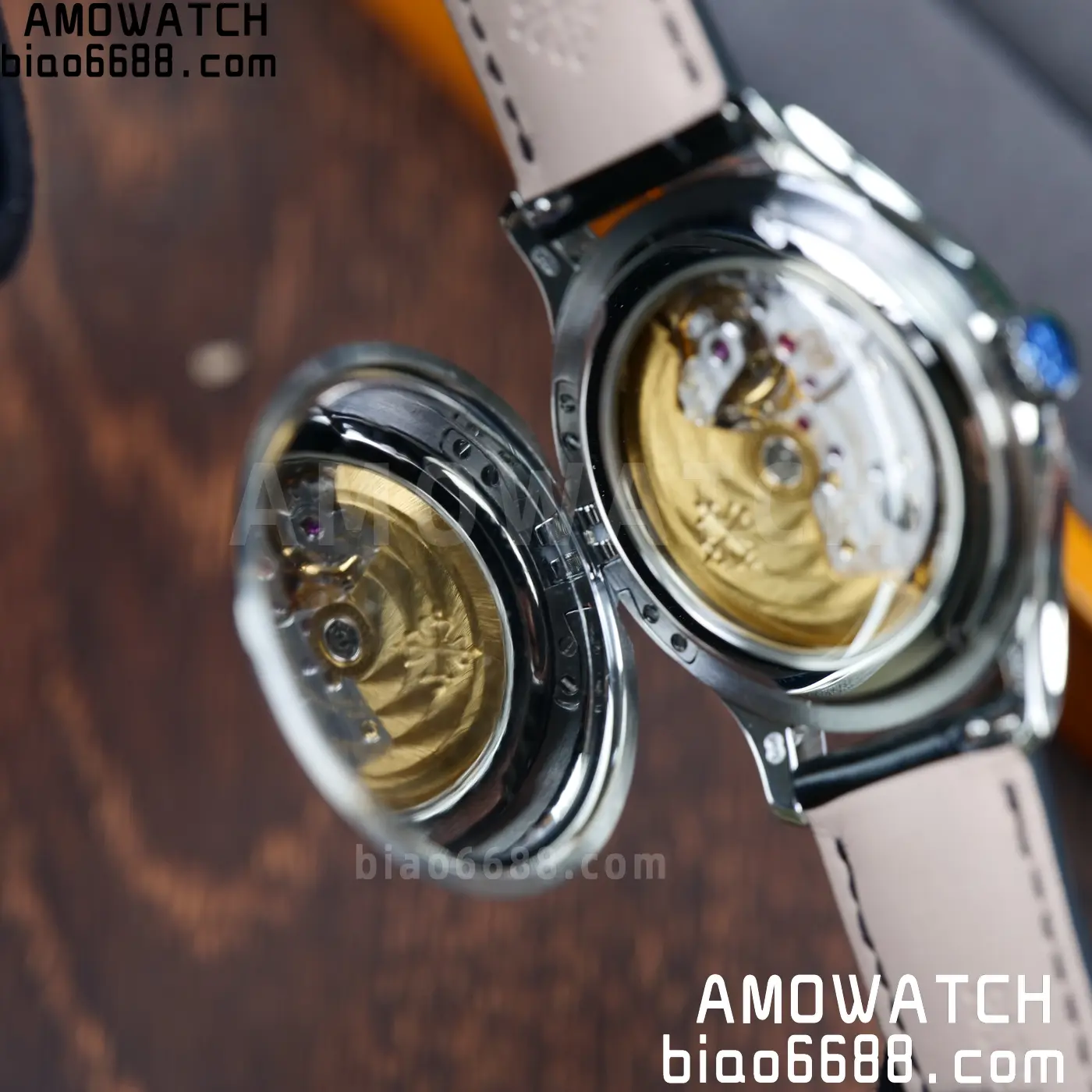 PP Calatrava 5227G SS 3KF 1:1 Best Edition Black Dial on Black Leather Strap 324 V2 83 8896290e292e1da AMO Watch