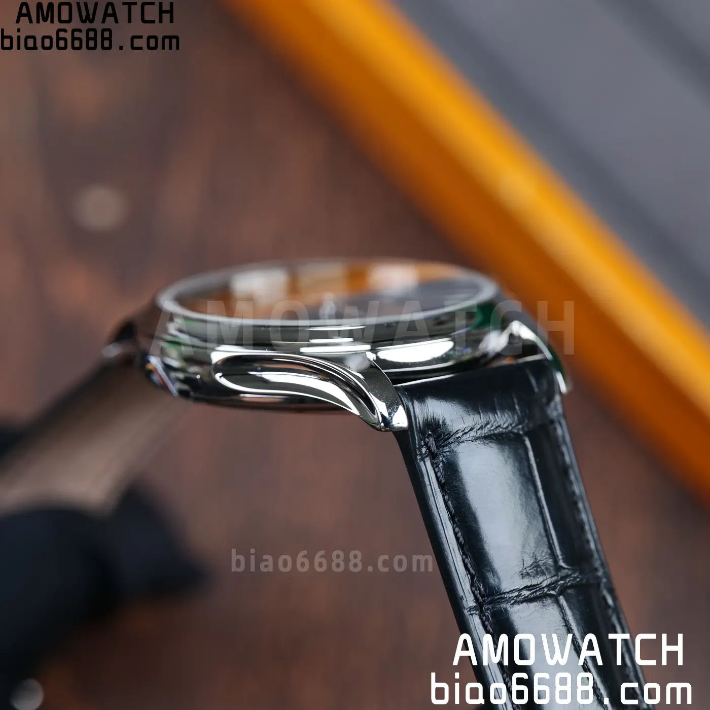 PP Calatrava 5227G SS 3KF 1:1 Best Edition Black Dial on Black Leather Strap 324 V2 69 f63edf71a3bf1eb AMO Watch