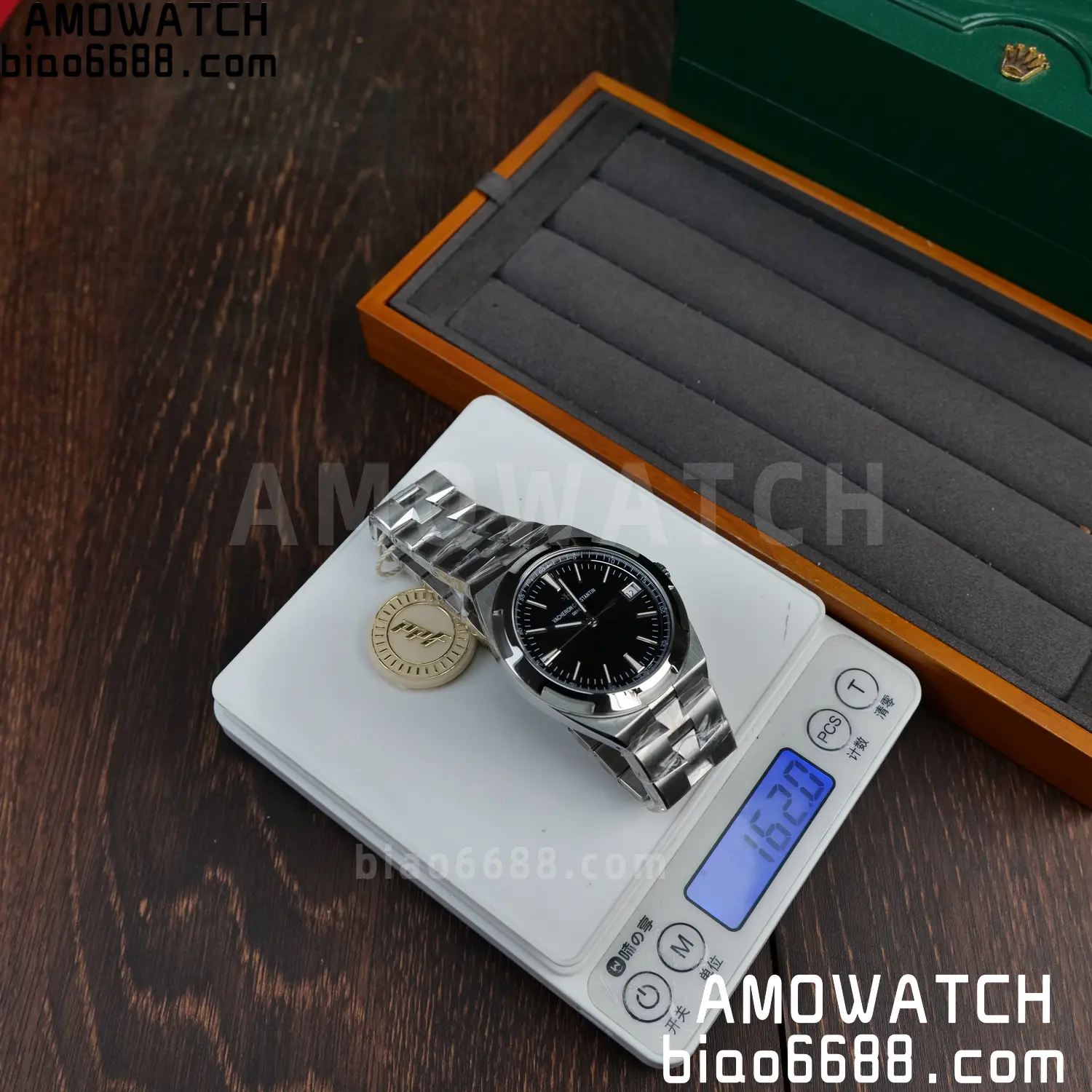 Vacheron Constantin Overseas 4500V/110A-B483 SS PPF 1:1 Best Edition Black Dial on SS Bracelet A5100 99 6e88f8fe929f7a6 AMO Watch