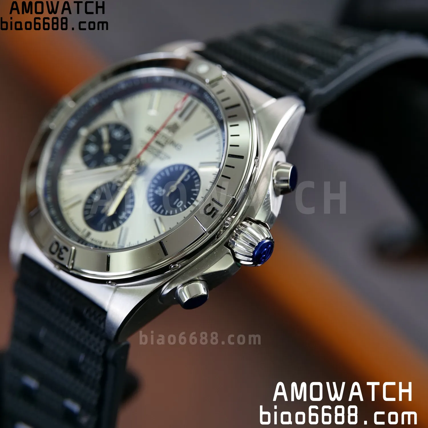 Breitling Chronomat B01 AB0134101G1A1 42mm SS TF 1:1 Best Edition Silver Dial on Black Rubber Strap A7750 73 6ab7e8e9c3438fc AMO Watch