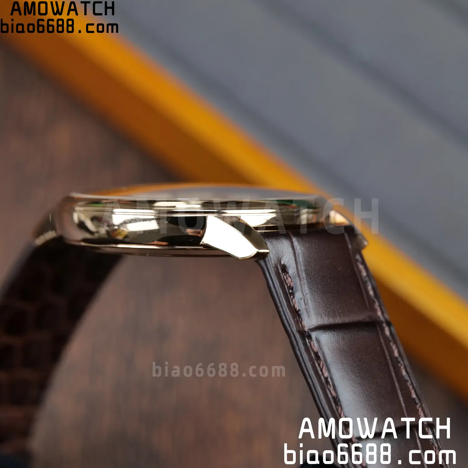 VC Patrimony Date 85180 RG PPF 1:1 Best Edition White Dial on Brown Leather Strap MIYOTA 9015 78 204c58cbad6447a AMO Watch