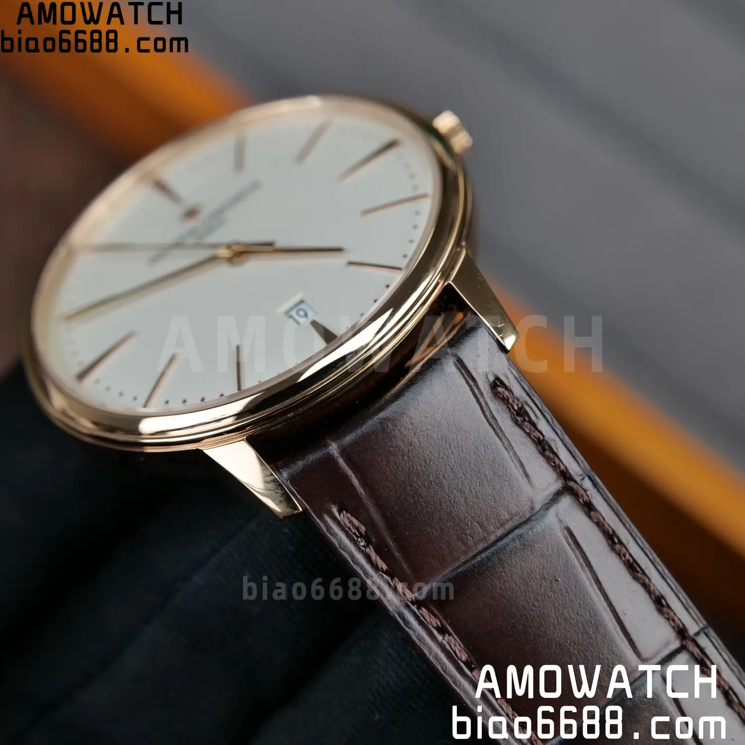VC Patrimony Date 85180 RG PPF 1:1 Best Edition White Dial on Brown Leather Strap MIYOTA 9015 79 2f5e677ad03d3b3 AMO Watch