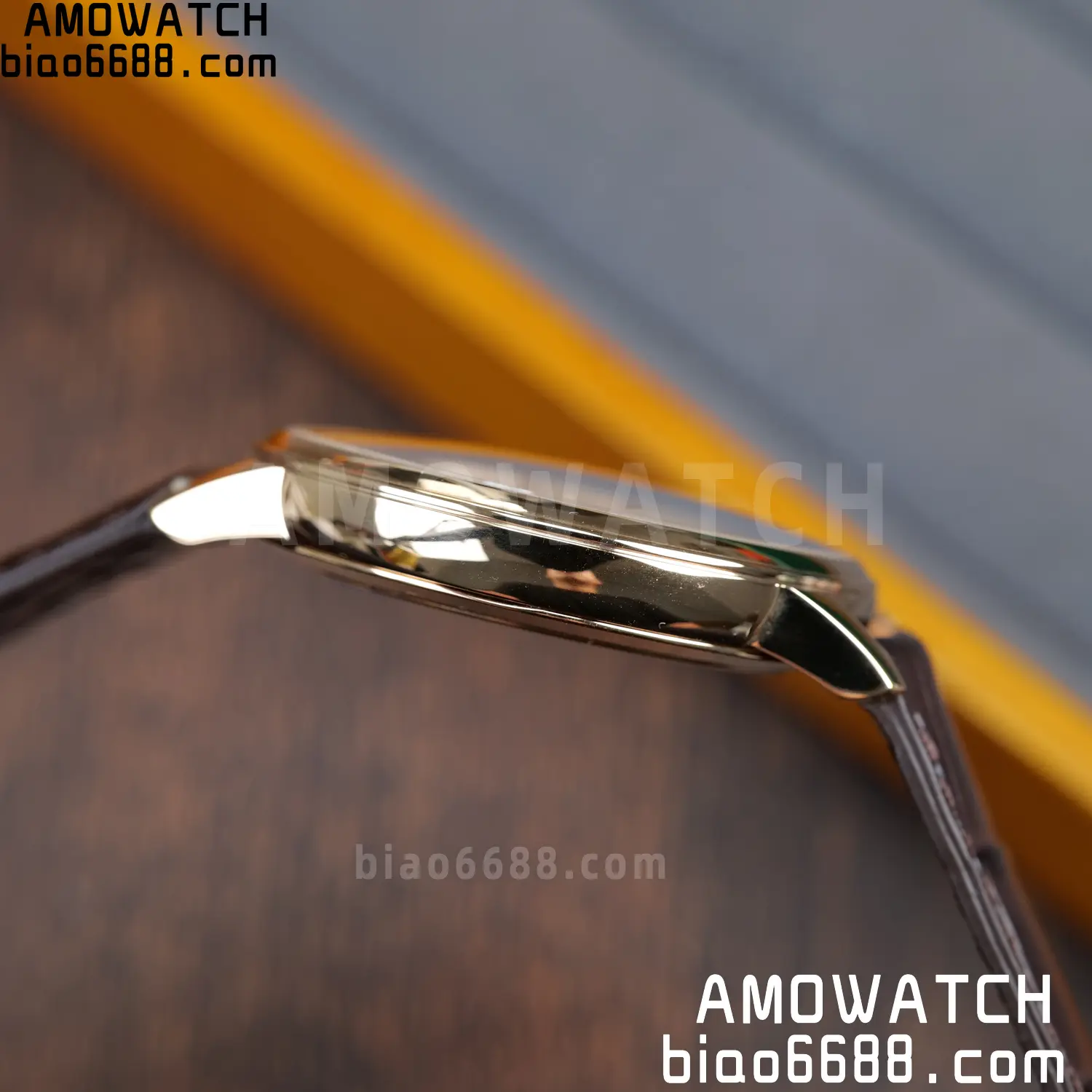 VC Patrimony Date 85180 RG PPF 1:1 Best Edition White Dial on Brown Leather Strap MIYOTA 9015 77 4601200b787af38 AMO Watch