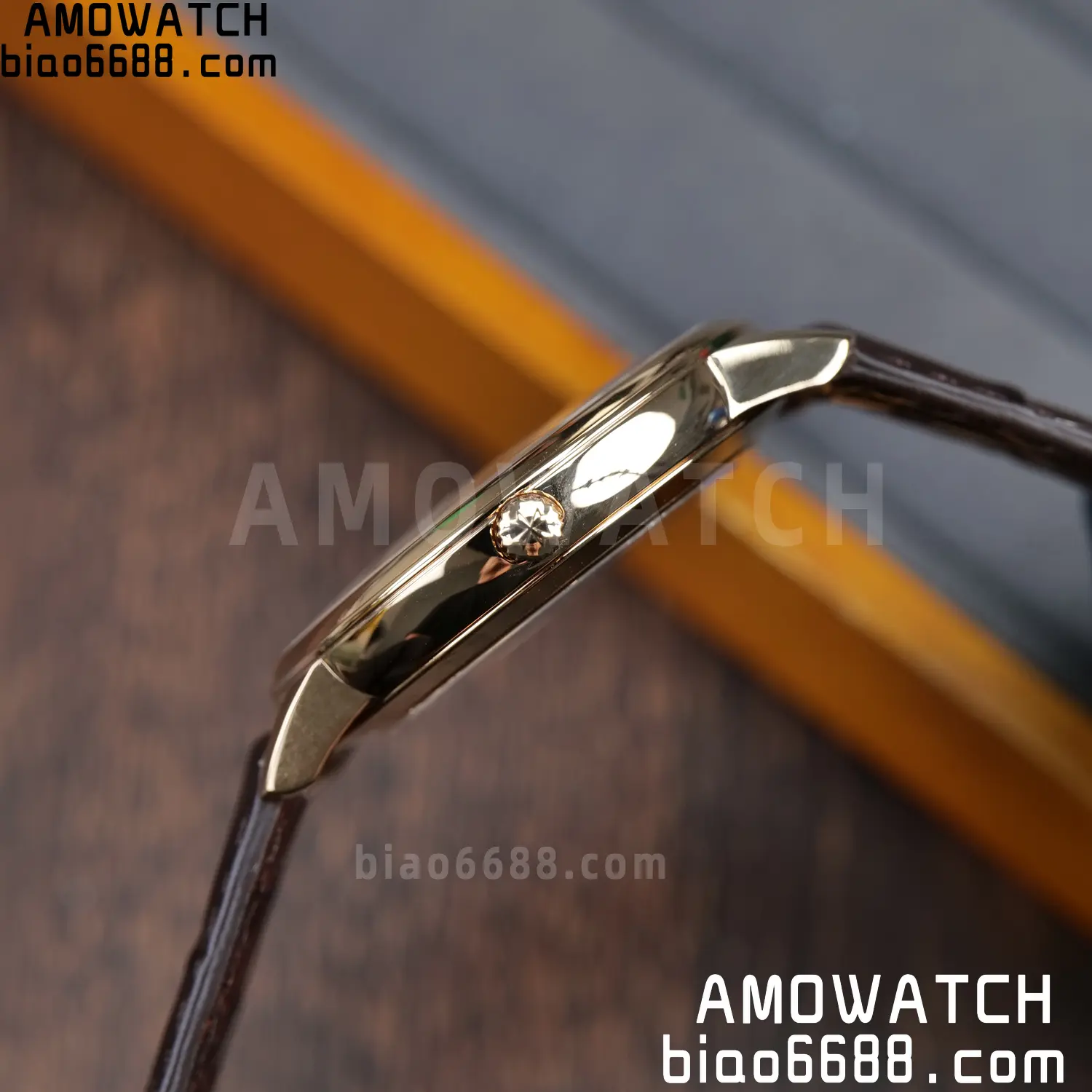 VC Patrimony Date 85180 RG PPF 1:1 Best Edition White Dial on Brown Leather Strap MIYOTA 9015 80 66b74bdb7700afd AMO Watch