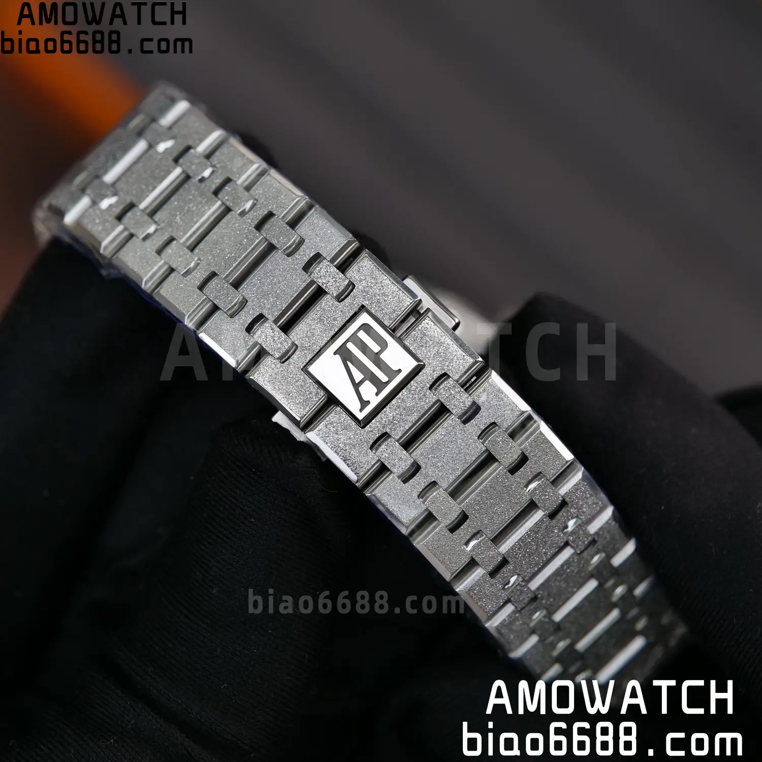 AP Royal Oak 41mm 15410 Frosted SS APSF 1:1 Best Edition Black Textured Dial Super Clone V3 92 2888043f7b5a6f0 AMO Watch