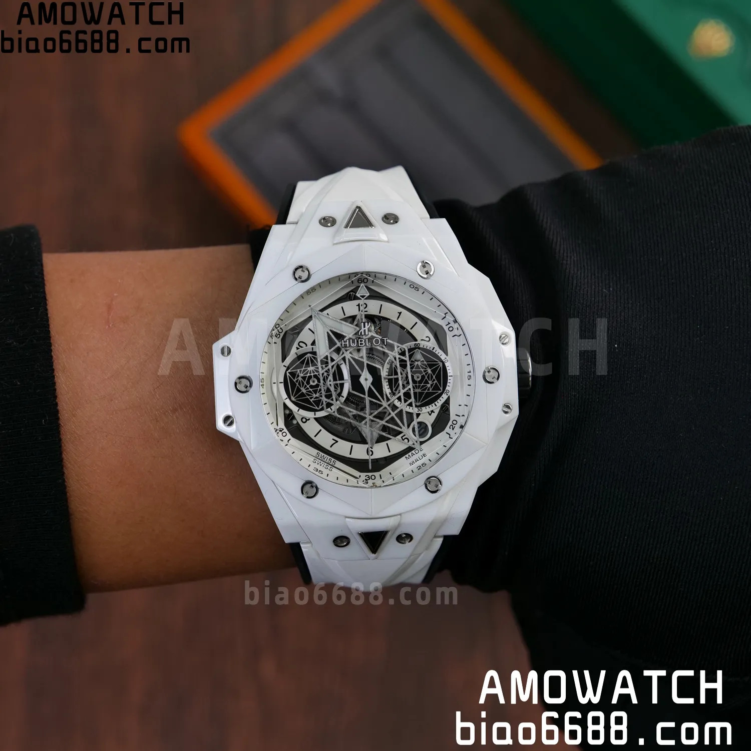 BBF厂 【陶瓷】HUBLOT宇舶表BIG BANG大爆炸系列418.HX.2001.RX.MXM21腕表 刺青二代 92 cbe5265737ce111 阿默表行AmoWatch