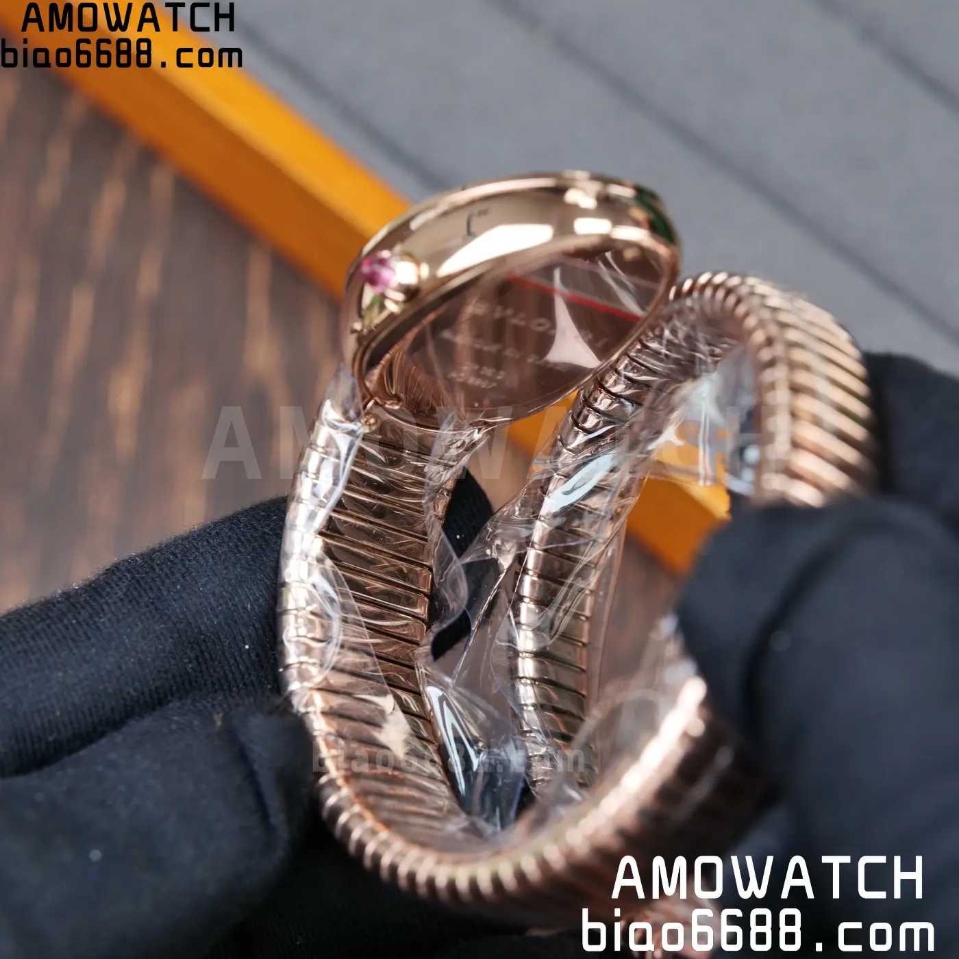 BVLGARI Serpenti Seduttori Watch RG BVF 1:1 Best Edition White Dial on RG Bracelet ETA Quartz 57 87feadd1b8e9e1e 阿默表行AmoWatch