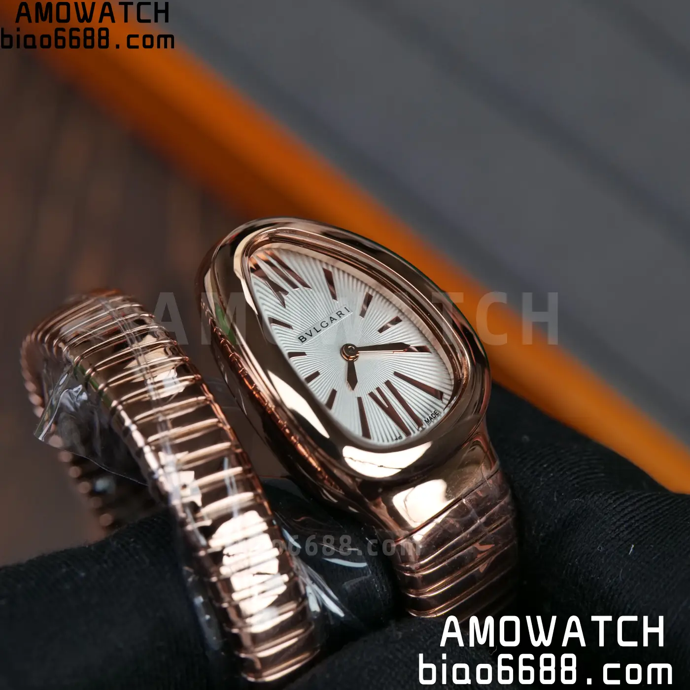 BVLGARI Serpenti Seduttori Watch RG BVF 1:1 Best Edition White Dial on RG Bracelet ETA Quartz 58 8fd8433371a7718 阿默表行AmoWatch