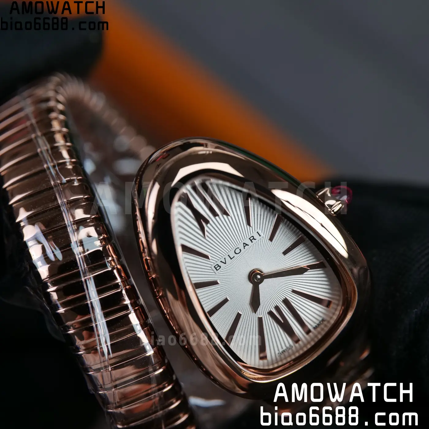 BVLGARI Serpenti Seduttori Watch RG BVF 1:1 Best Edition White Dial on RG Bracelet ETA Quartz 60 ca26cd6a2729c6a 阿默表行AmoWatch
