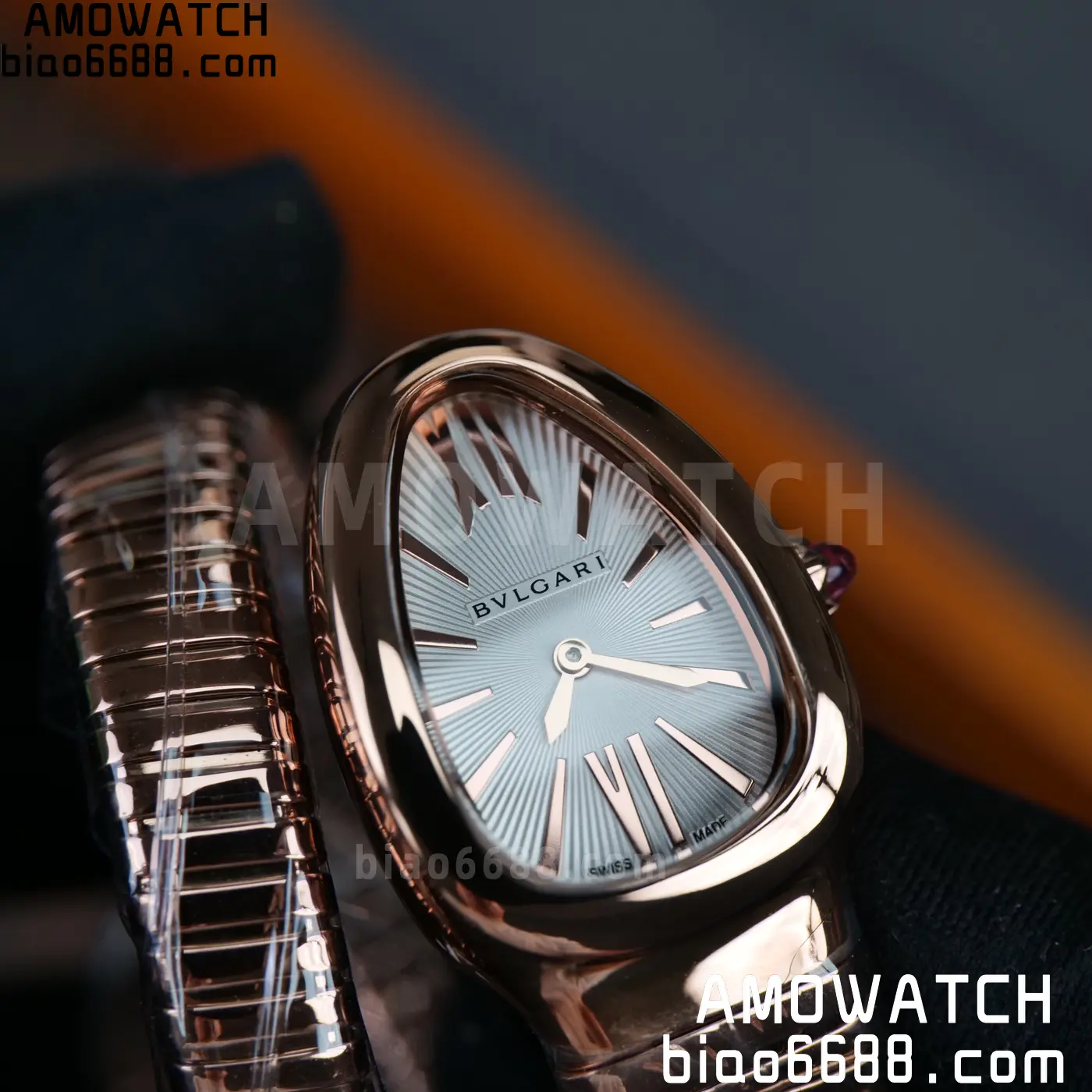 BVLGARI Serpenti Seduttori Watch RG BVF 1:1 Best Edition White Dial on RG Bracelet ETA Quartz 64 f66ee9c8d1f5bfe 阿默表行AmoWatch