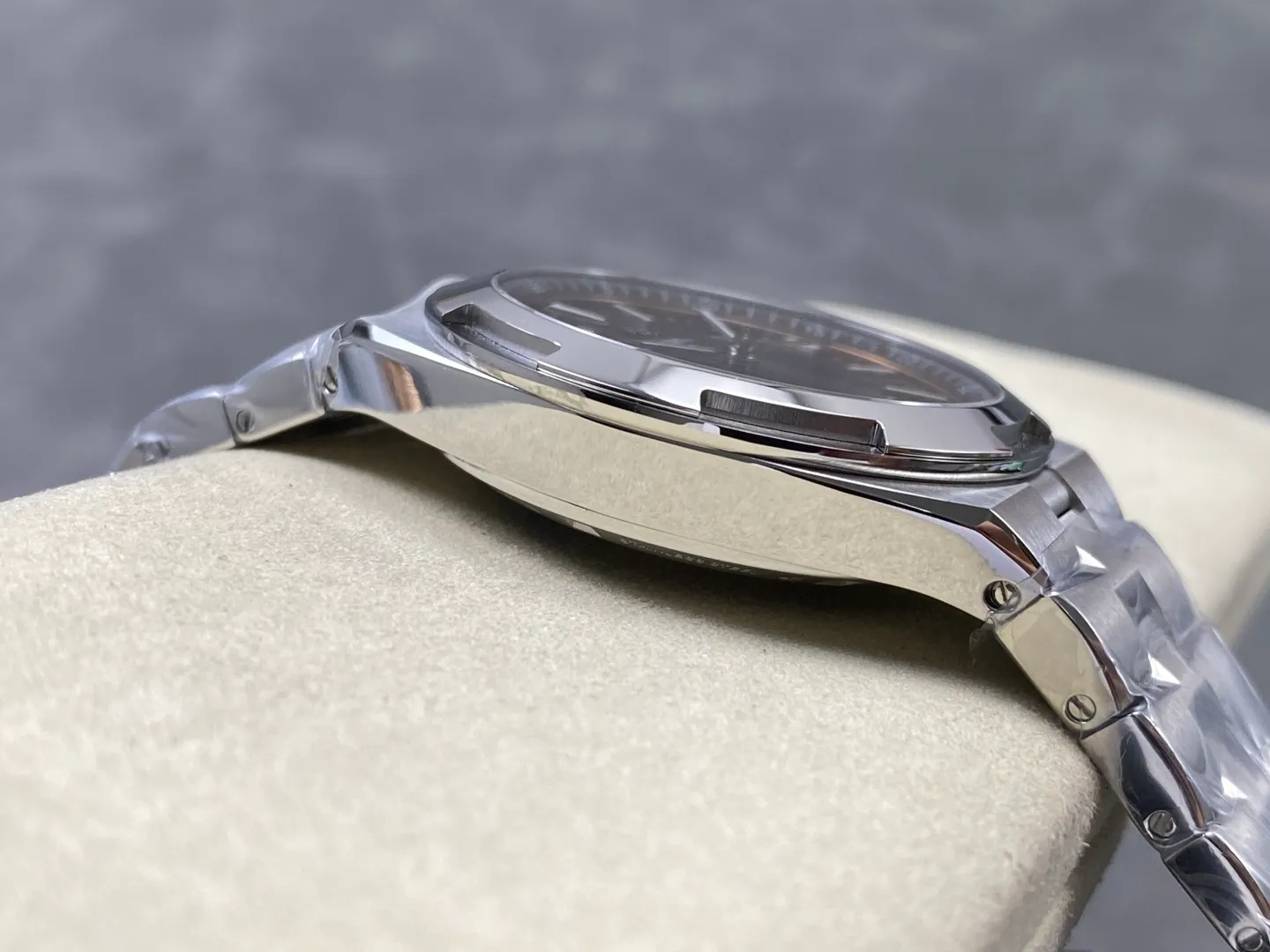 Vacheron Constantin Overseas 4500V/110A-B146 SS PPF 1:1 Best Edition Brown Dial on SS Bracelet A5100 29 ea89705d374416b AMO Watch