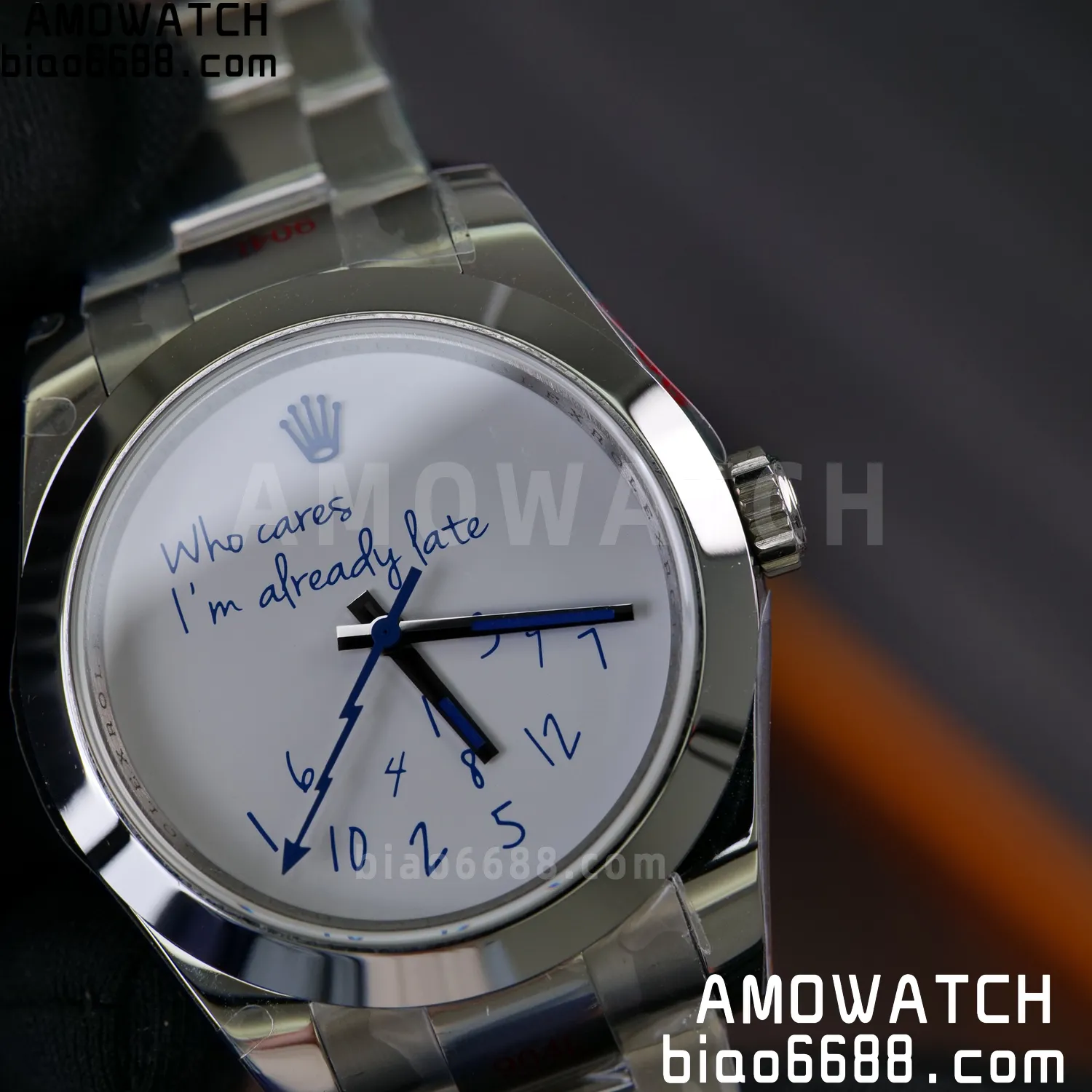 GM厂 Rolex 日志 Datejust 41 "Who Cares I'm Already Late" 表盘 配重款 76 08569715a17edca 阿默表行AmoWatch