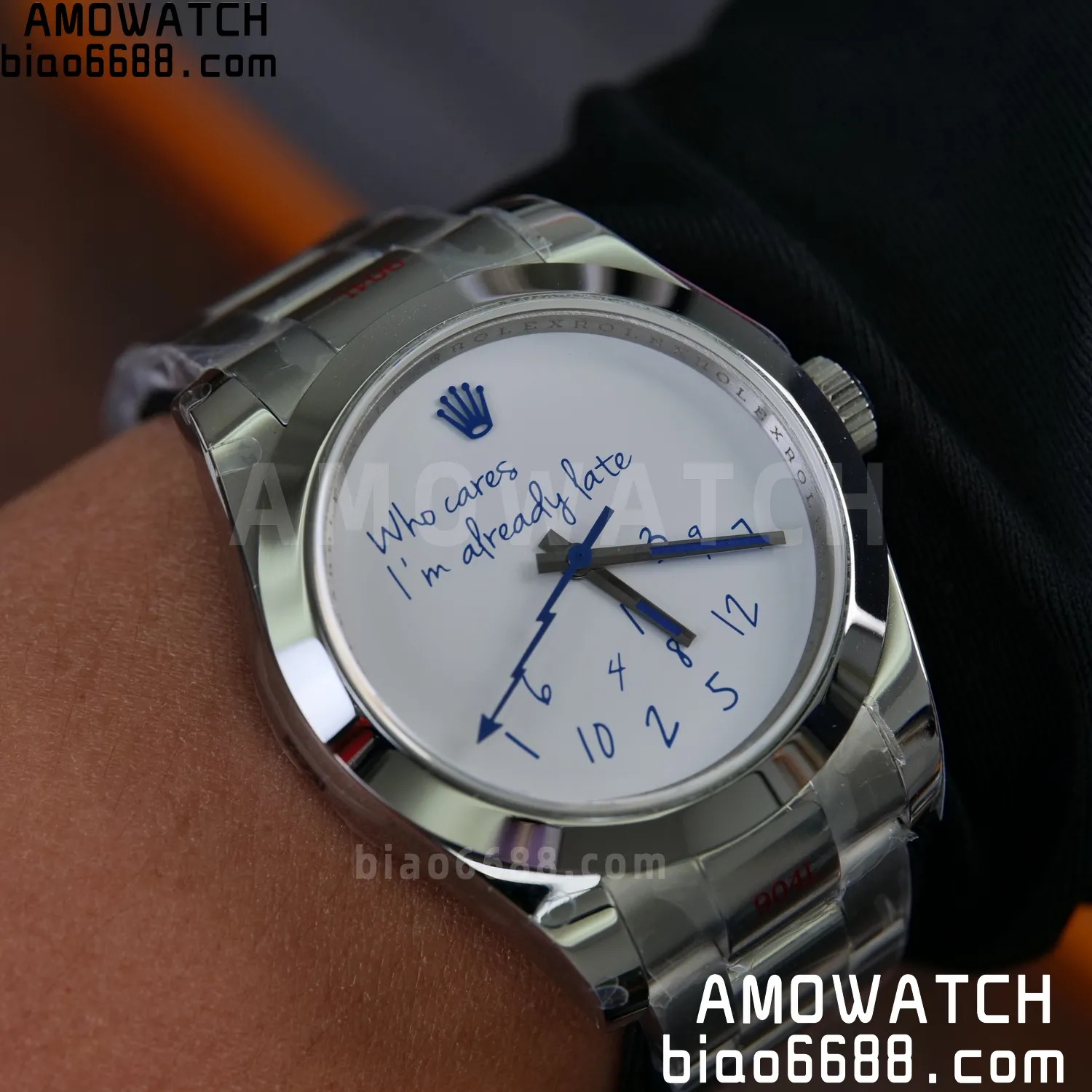 GM厂 Rolex 日志 Datejust 41 "Who Cares I'm Already Late" 表盘 配重款 88 118c2480f9f2075 阿默表行AmoWatch