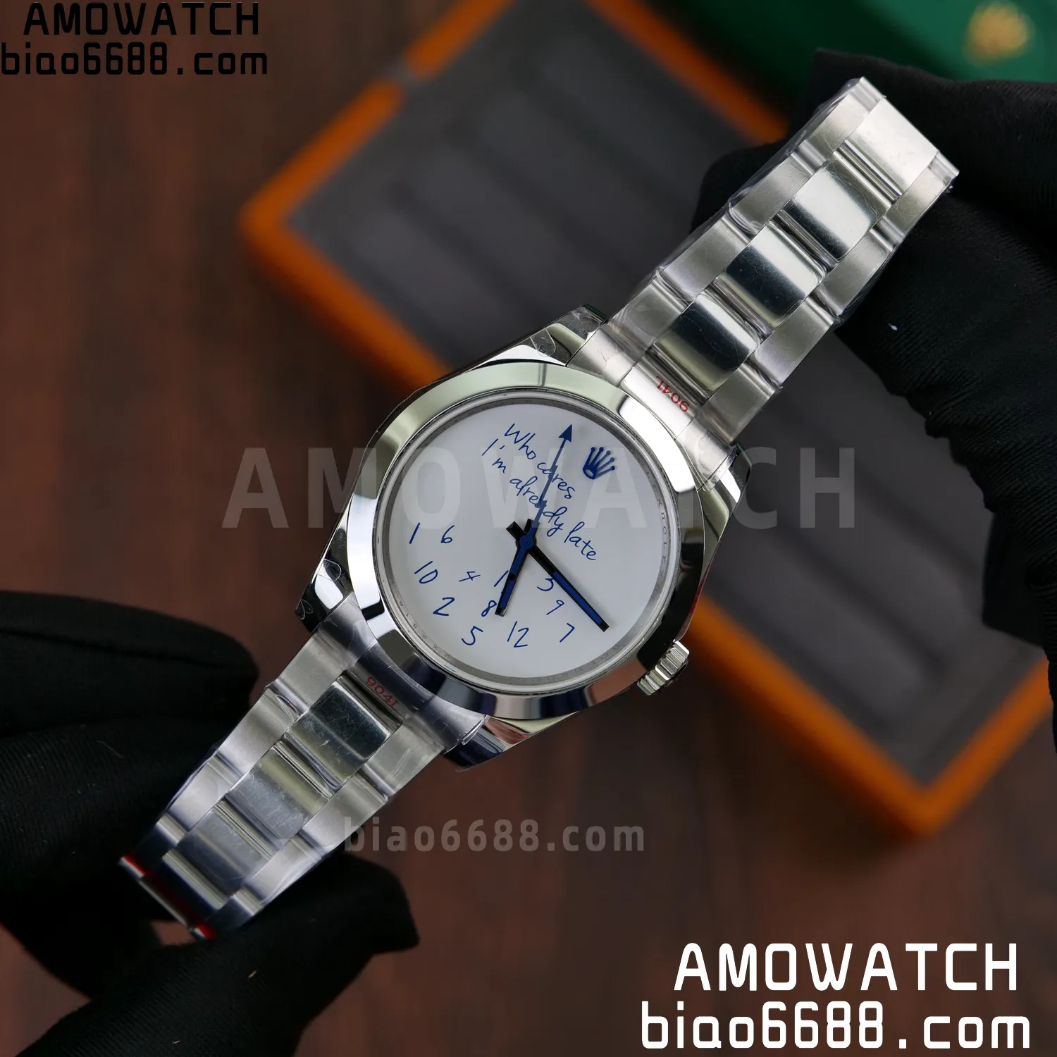 GM厂 Rolex 日志 Datejust 41 "Who Cares I'm Already Late" 表盘 配重款 64 56828a50c736098 阿默表行AmoWatch
