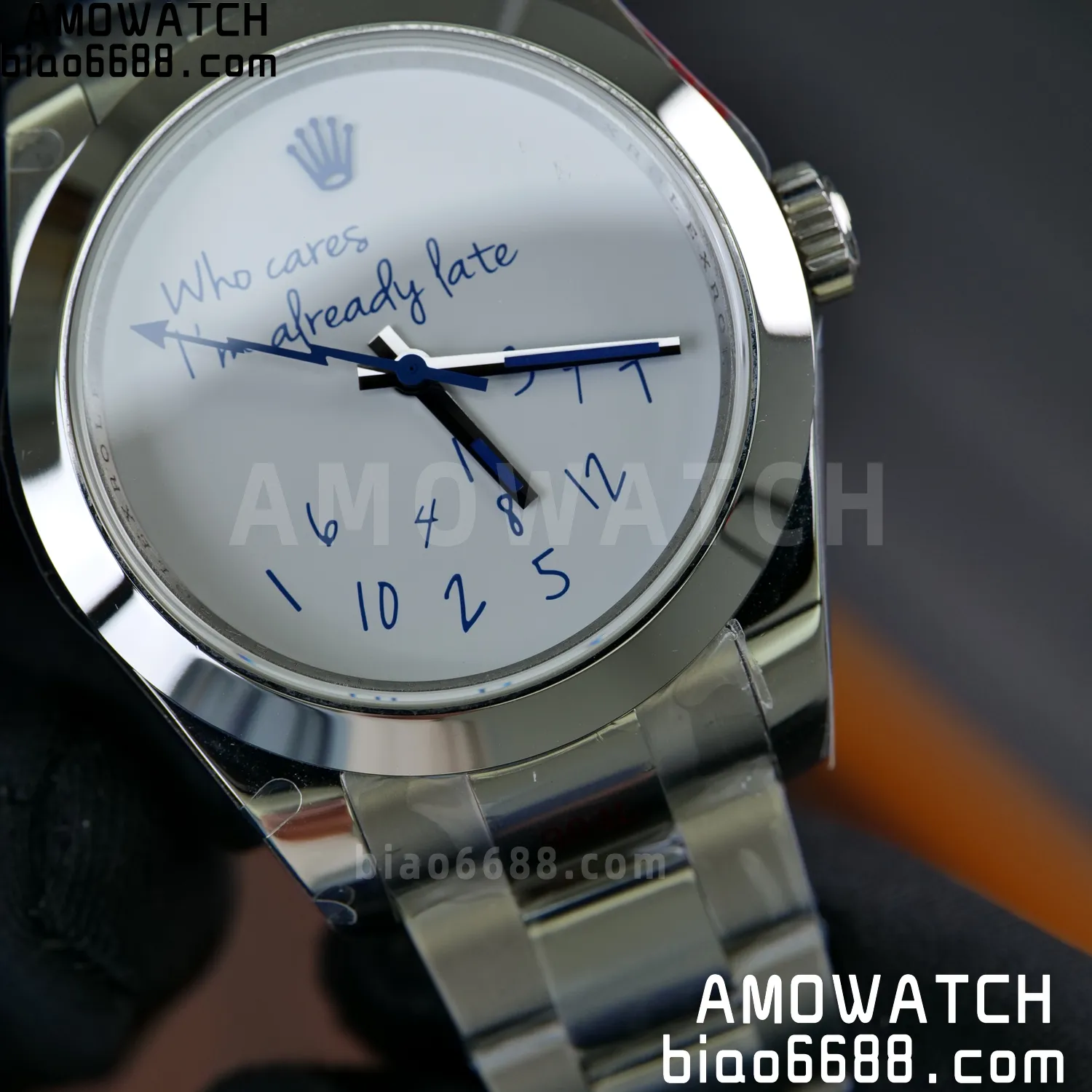 GM厂 Rolex 日志 Datejust 41 "Who Cares I'm Already Late" 表盘 配重款 78 6526753918352a8 阿默表行AmoWatch