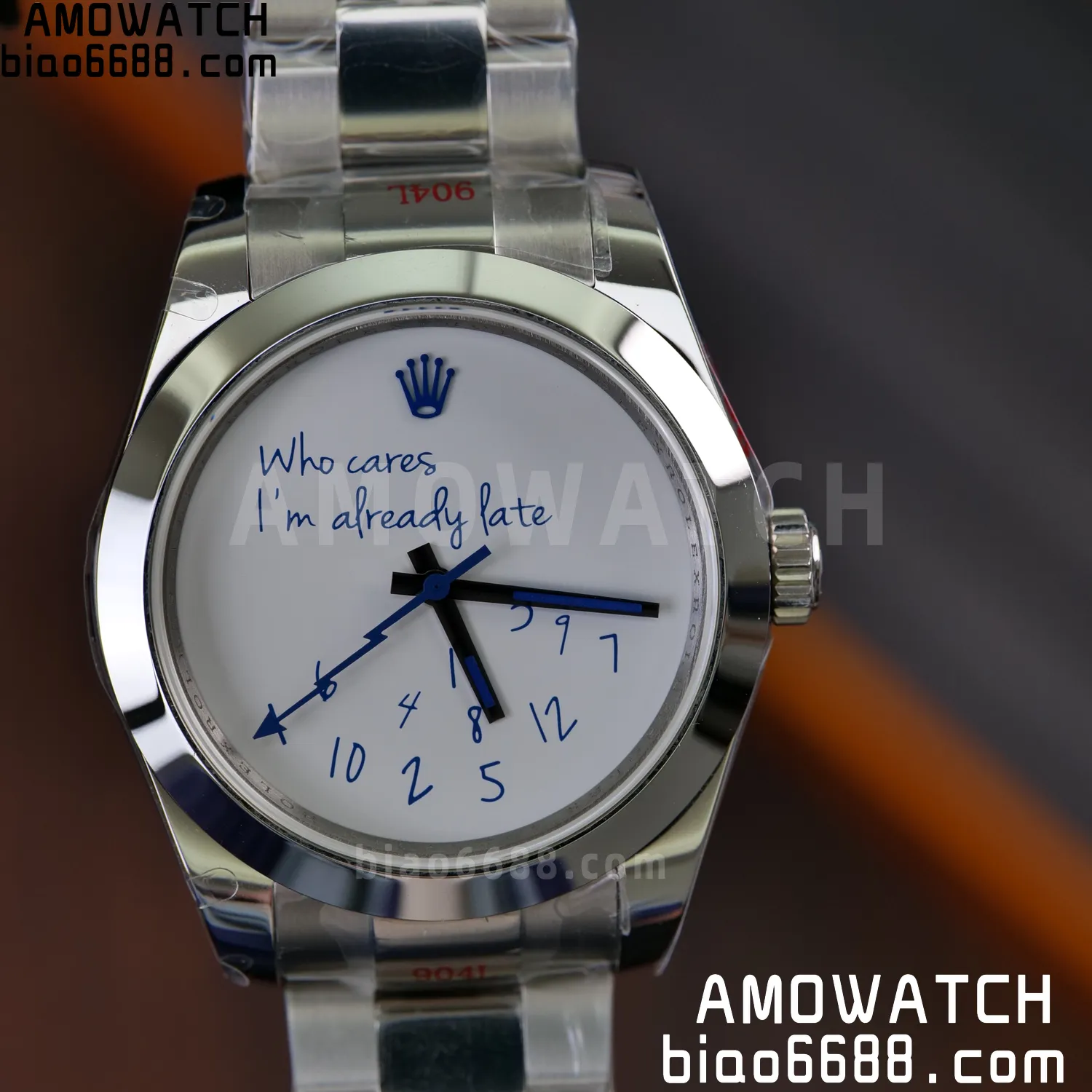 GM厂 Rolex 日志 Datejust 41 "Who Cares I'm Already Late" 表盘 配重款 68 8d16e902e3a7719 阿默表行AmoWatch