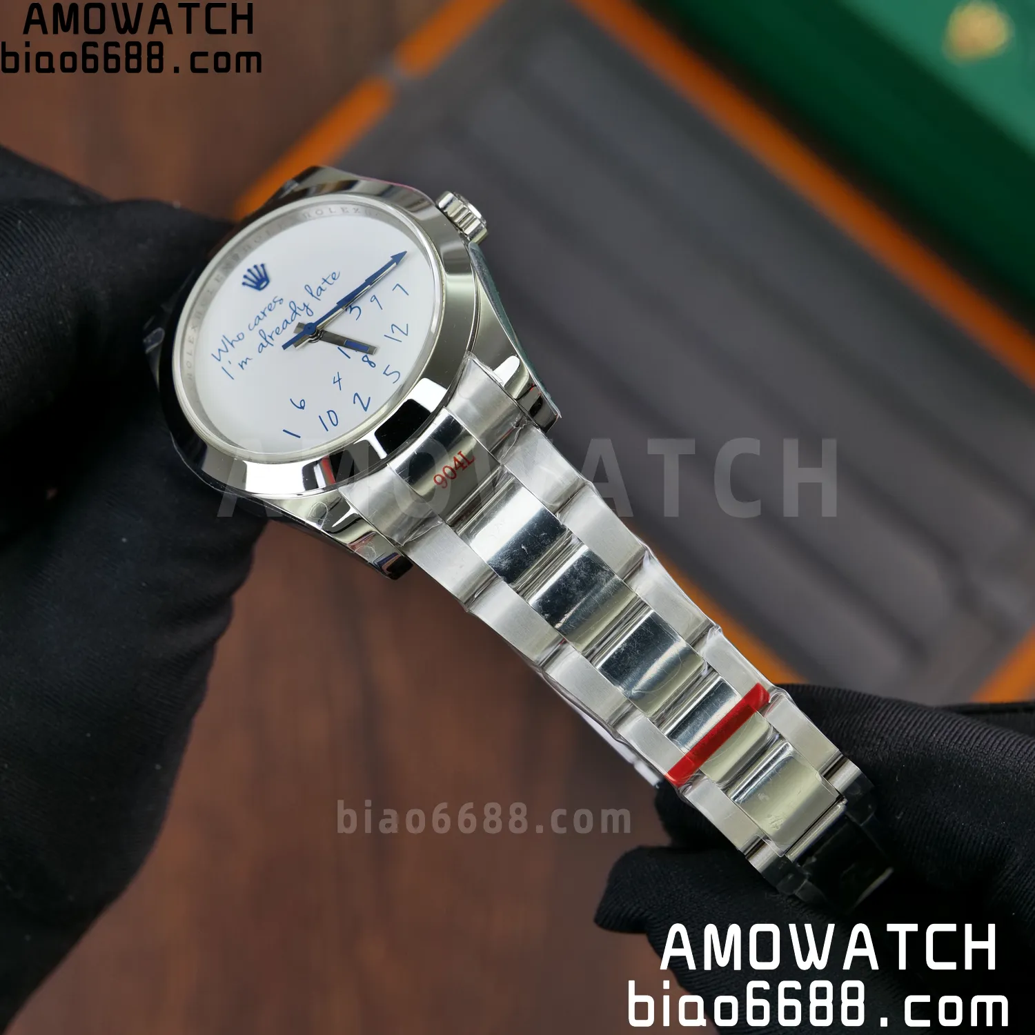 GM厂 Rolex 日志 Datejust 41 "Who Cares I'm Already Late" 表盘 配重款 66 90738da0d3586f3 阿默表行AmoWatch