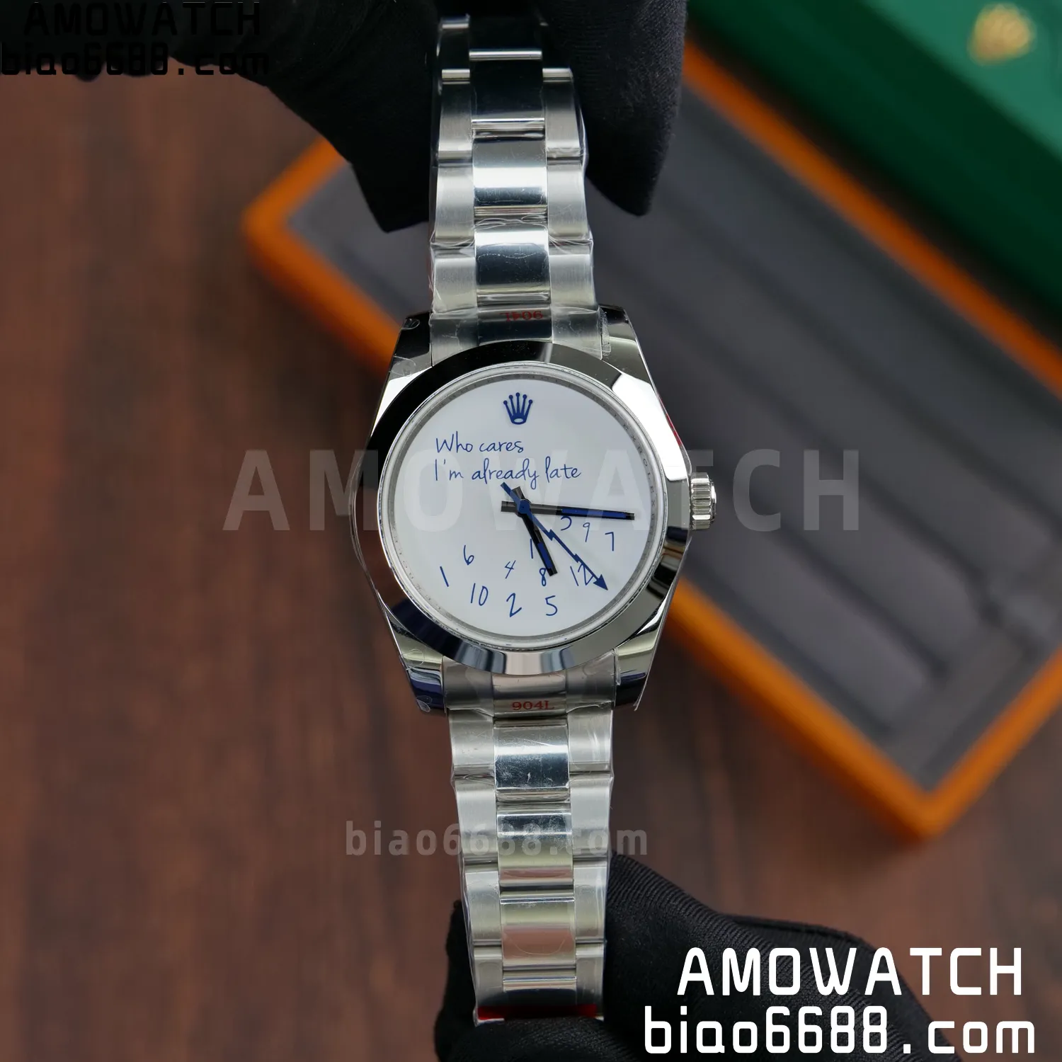 GM厂 Rolex 日志 Datejust 41 "Who Cares I'm Already Late" 表盘 配重款 67 a6739472acb3aa8 阿默表行AmoWatch