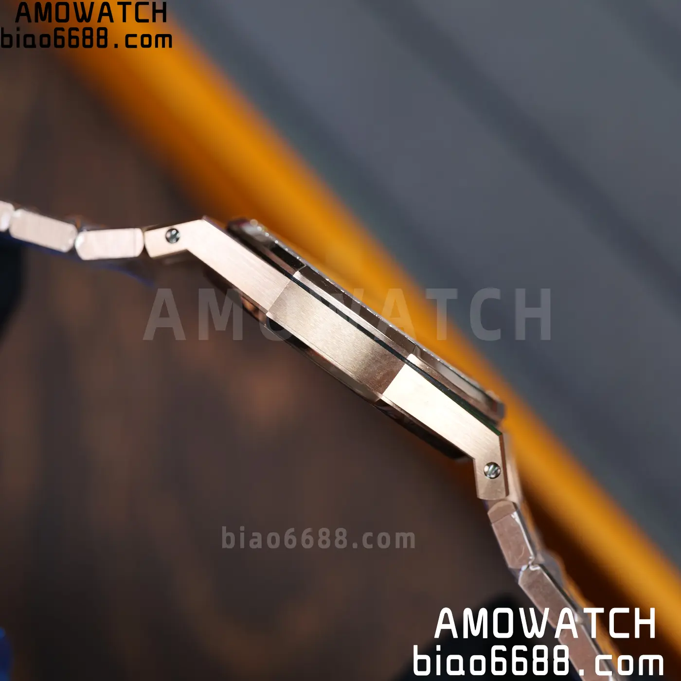 AUDEMARS PIGUET Lady Royal Oak 67651 33mm RG ZF 1:1 Best Edition Blue Dial Diamonds Bezel on RG Bracelet Swiss Quartz 57 ec6c49a64e9d5c1 AMO Watch