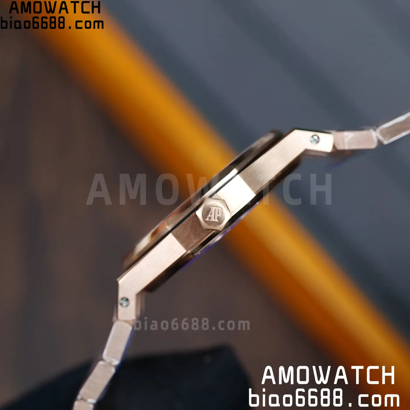 AUDEMARS PIGUET Lady Royal Oak 67651 33mm RG ZF 1:1 Best Edition Blue Dial Diamonds Bezel on RG Bracelet Swiss Quartz 59 f7adfb3b458e29b AMO Watch