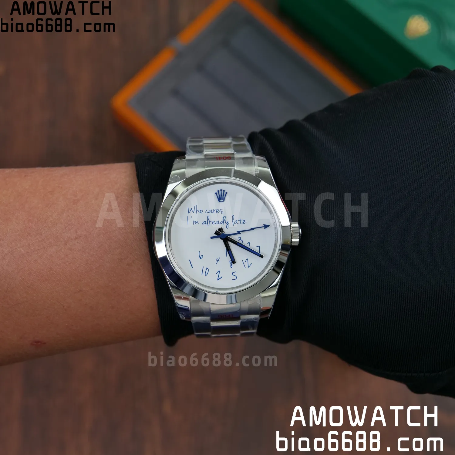 GM厂 Rolex 日志 Datejust 41 "Who Cares I'm Already Late" 表盘 配重款 90 fe606850382a5ca 阿默表行AmoWatch