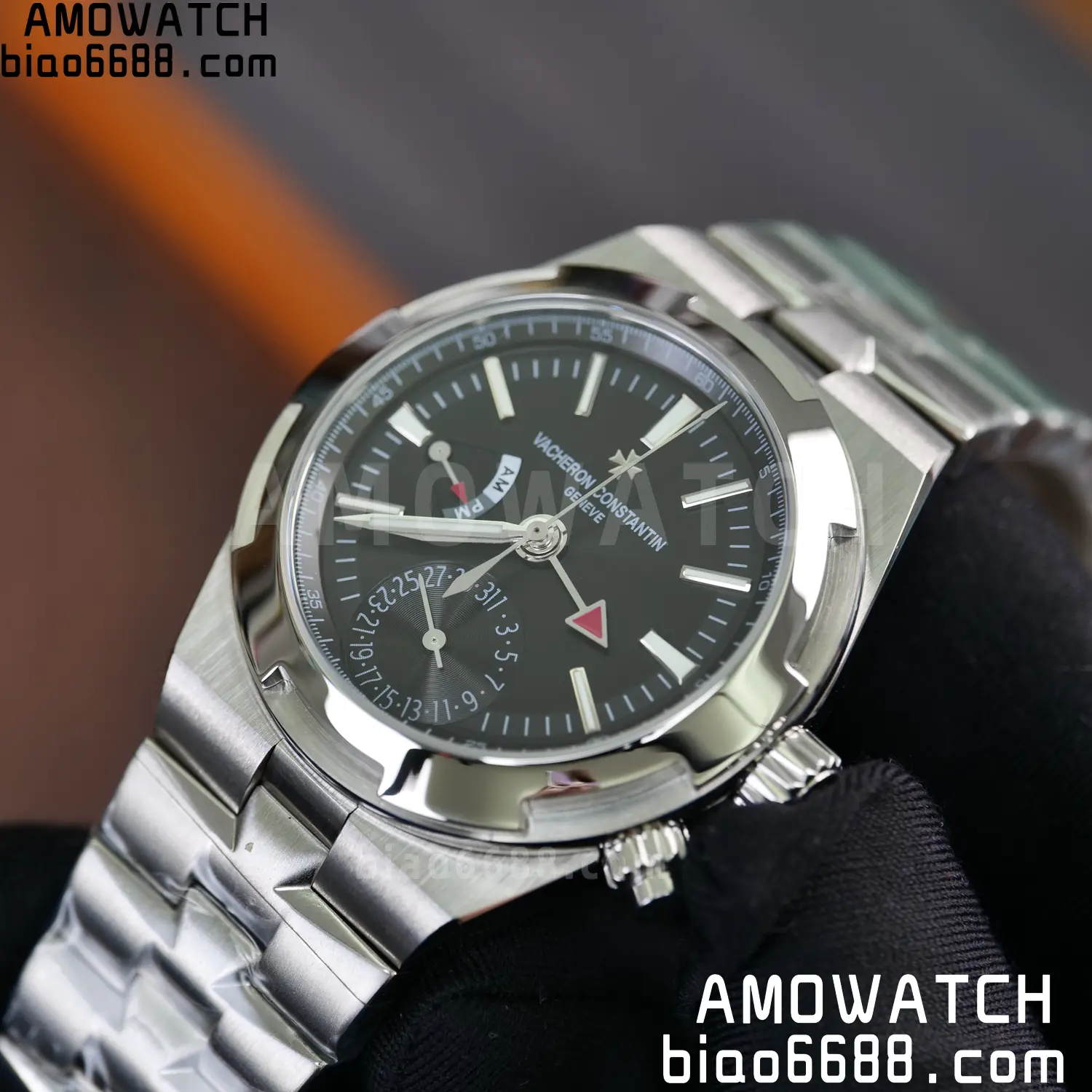 VC Overseas 41mm 7900V GR Factory 1:1 Best Edition Blue Dial SS Bracelet 81 37033ecd3f7dd08 AMO Watch