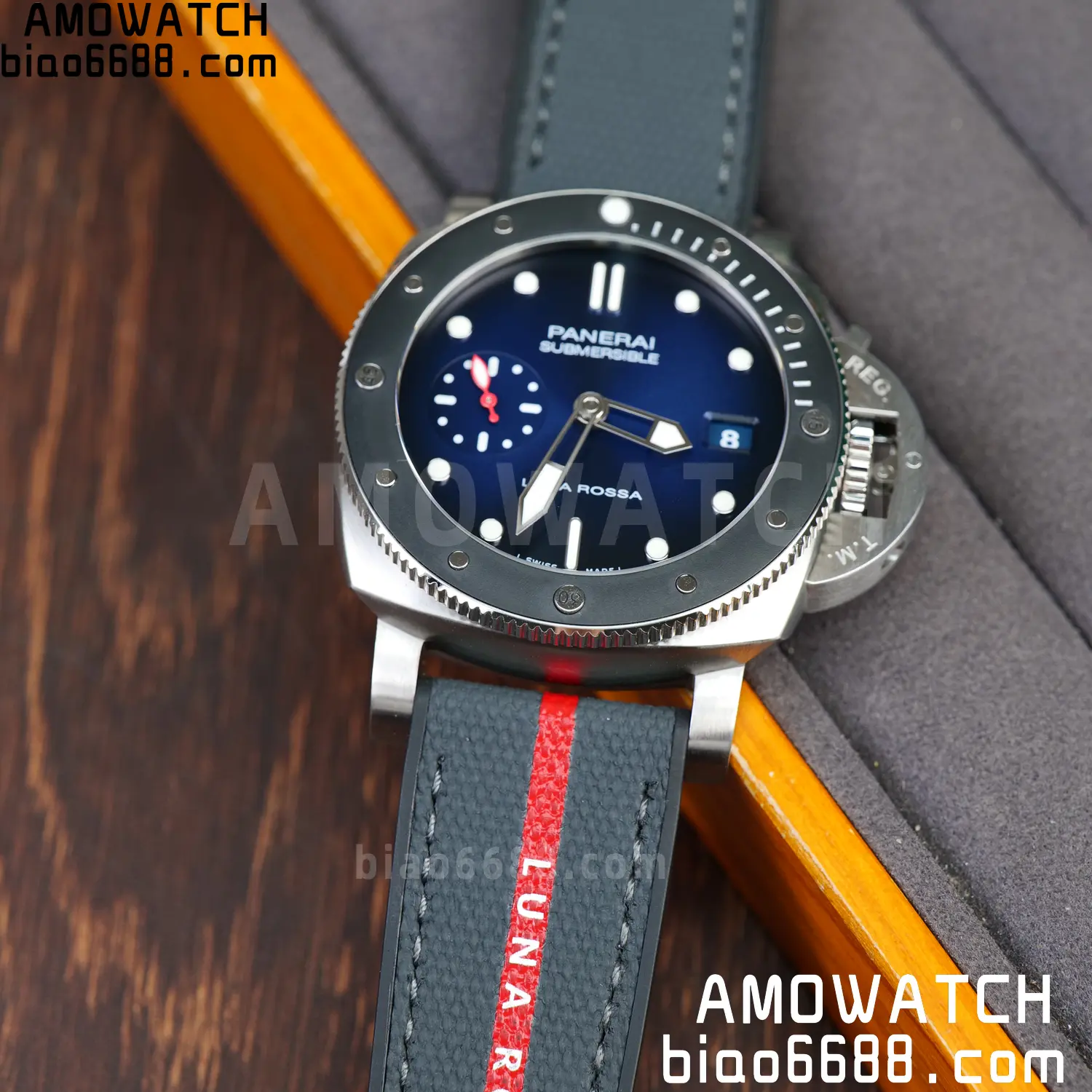 Panerai PAM1565 Submersible Luna Rossa 42mm VSF 1:1 Best Edition P900 102 38ac6339b2eb395 AMO Watch