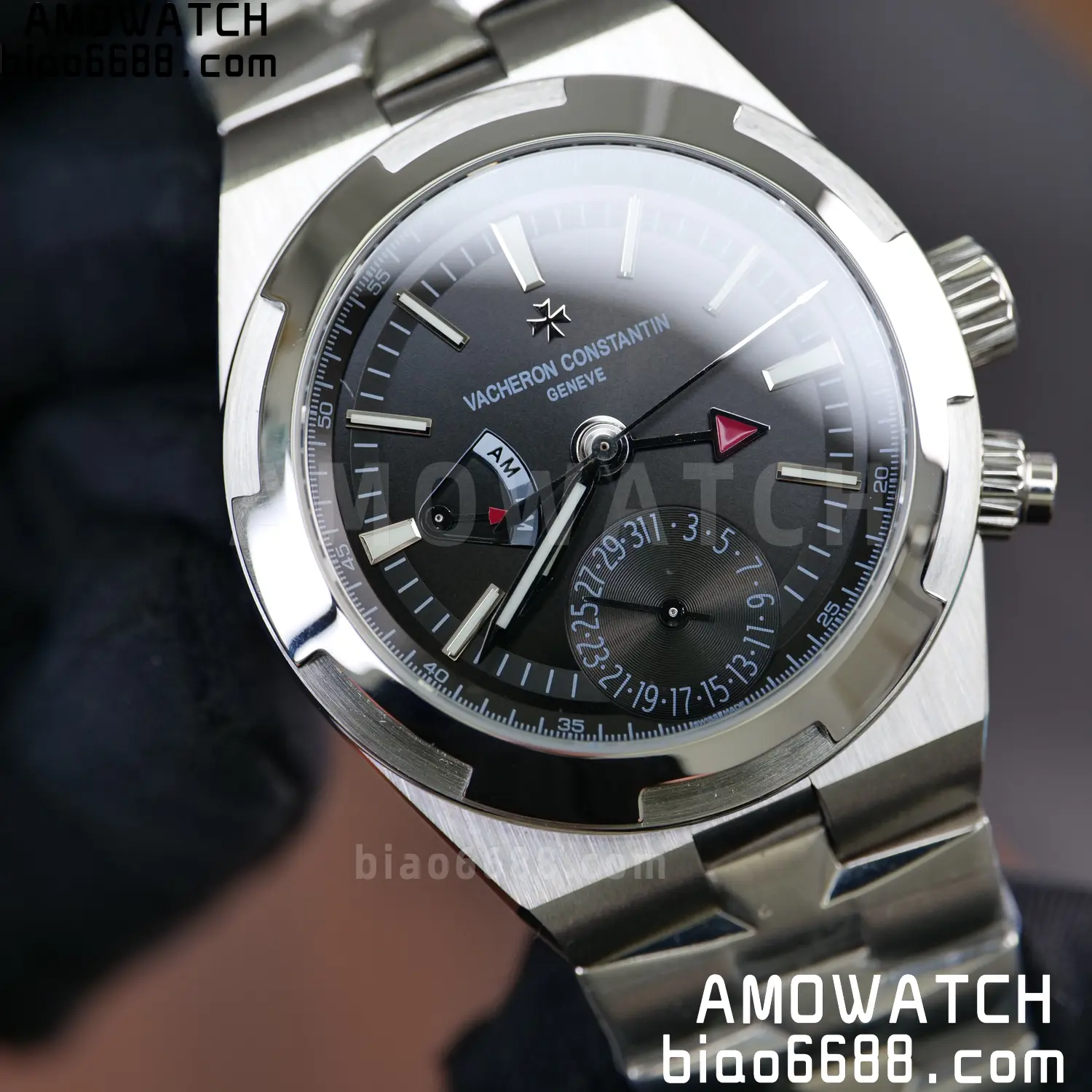 VC Overseas 41mm 7900V GR Factory 1:1 Best Edition Blue Dial SS Bracelet 84 50b371f8791597d AMO Watch
