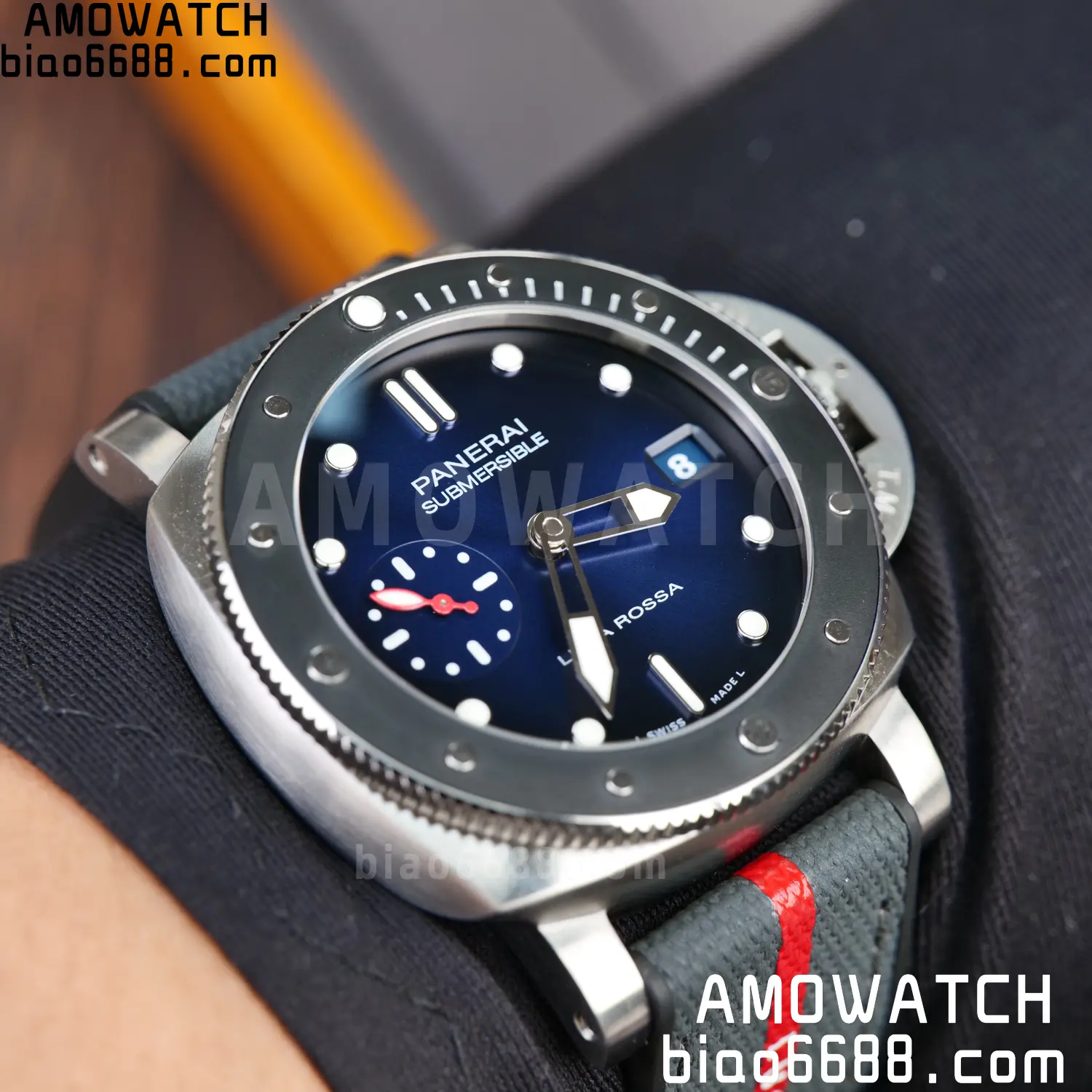 Panerai PAM1565 Submersible Luna Rossa 42mm VSF 1:1 Best Edition P900 109 57e312c2a400742 AMO Watch