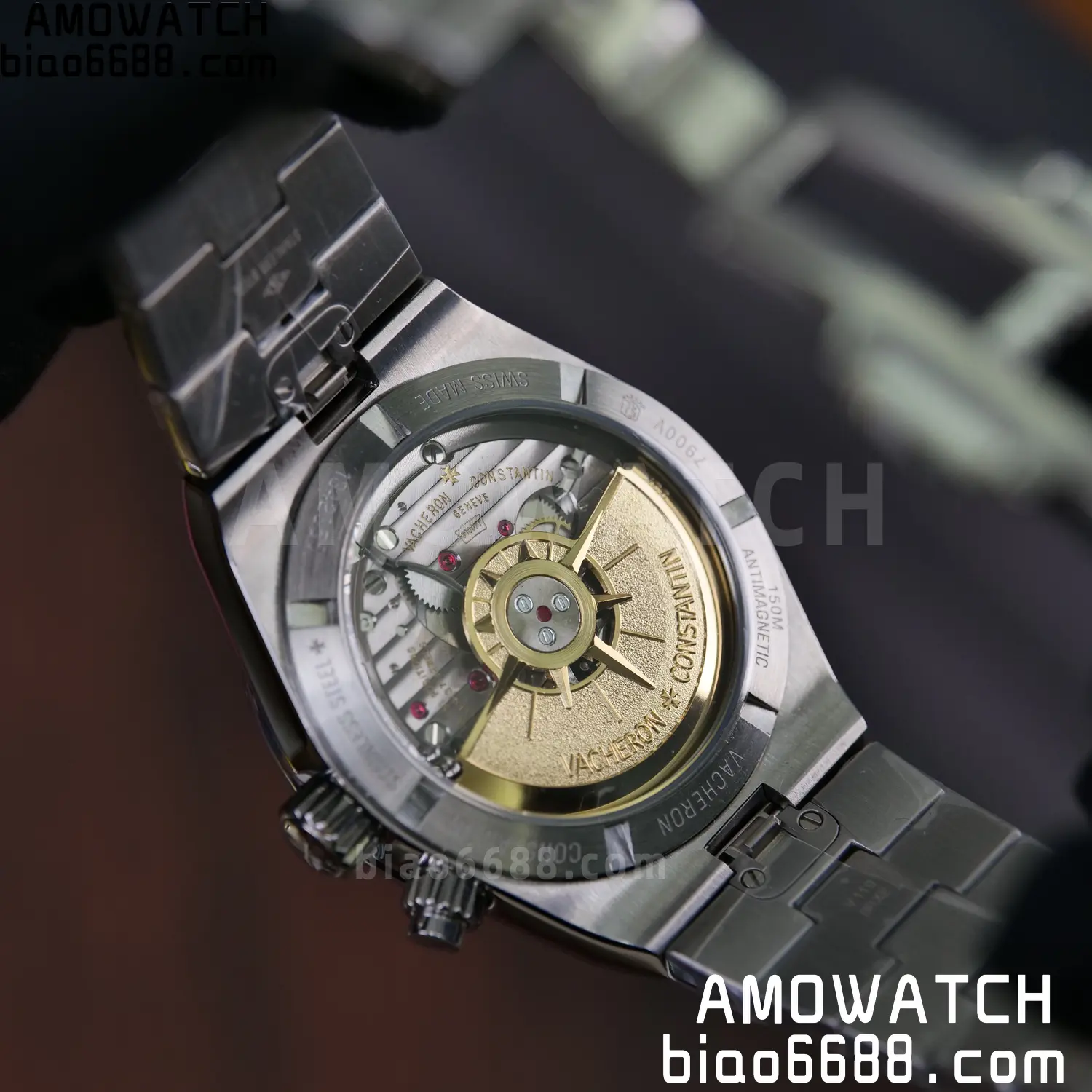 VC Overseas 41mm 7900V GR Factory 1:1 Best Edition Blue Dial SS Bracelet 90 5bb8fcb71c2d45c AMO Watch