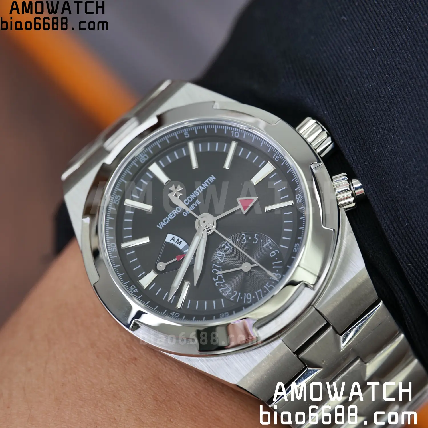 VC Overseas 41mm 7900V GR Factory 1:1 Best Edition Blue Dial SS Bracelet 96 83e89b75a3edca1 AMO Watch