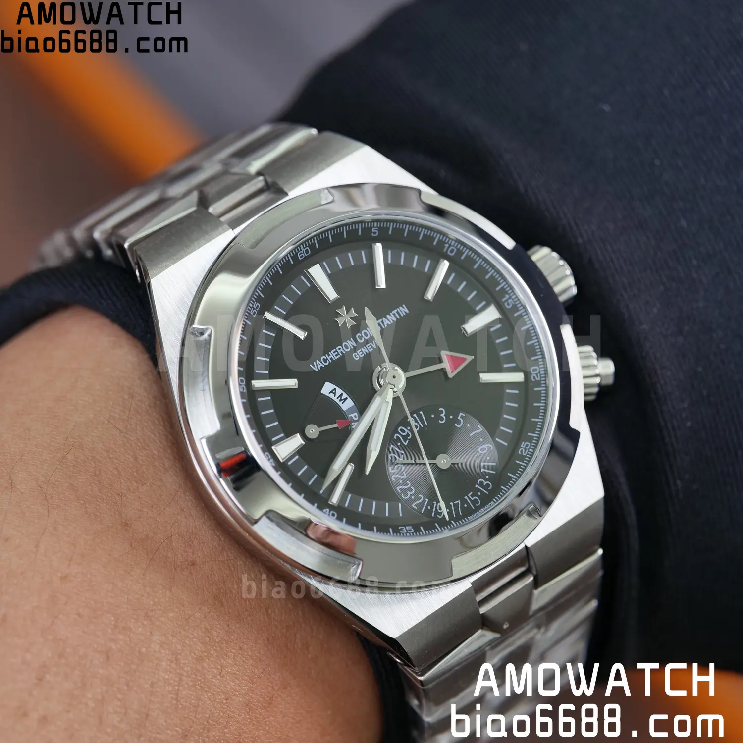 VC Overseas 41mm 7900V GR Factory 1:1 Best Edition Blue Dial SS Bracelet 99 8fb11657f64c133 AMO Watch