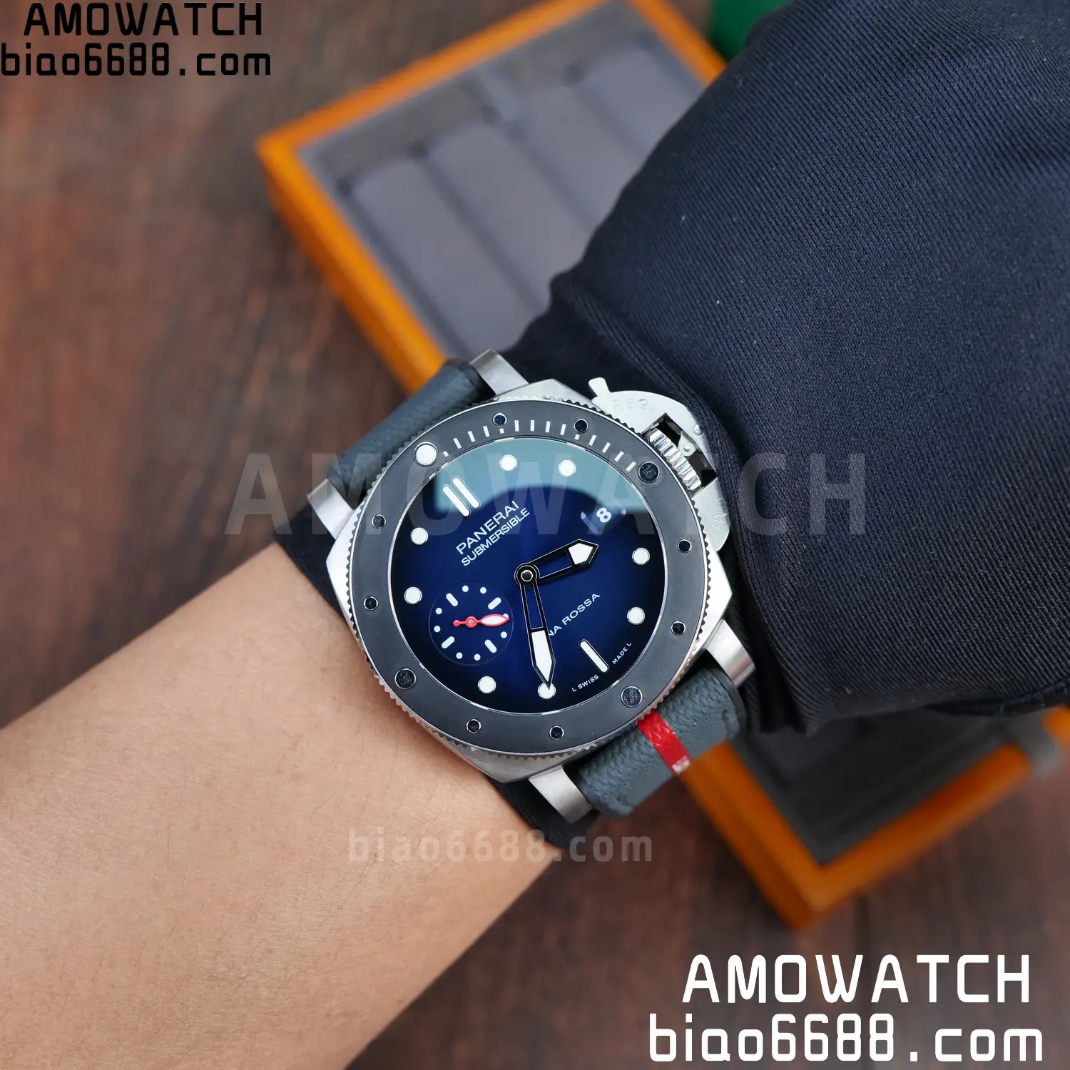 Panerai PAM1565 Submersible Luna Rossa 42mm VSF 1:1 Best Edition P900 116 9a5a6ecae41e0d8 AMO Watch