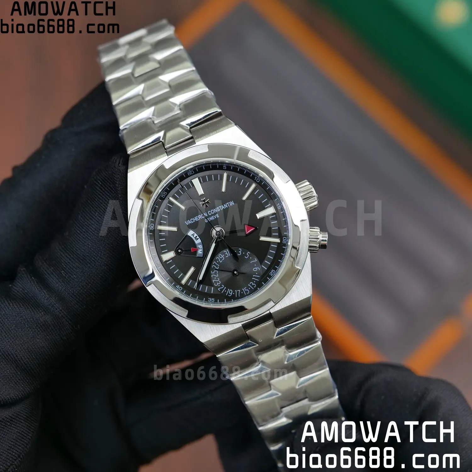 VC Overseas 41mm 7900V GR Factory 1:1 Best Edition Blue Dial SS Bracelet 69 a8095ba6bbba0c5 AMO Watch