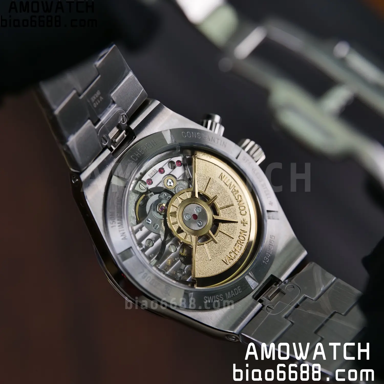 VC Overseas 41mm 7900V GR Factory 1:1 Best Edition Blue Dial SS Bracelet 91 bacfda86218203c AMO Watch