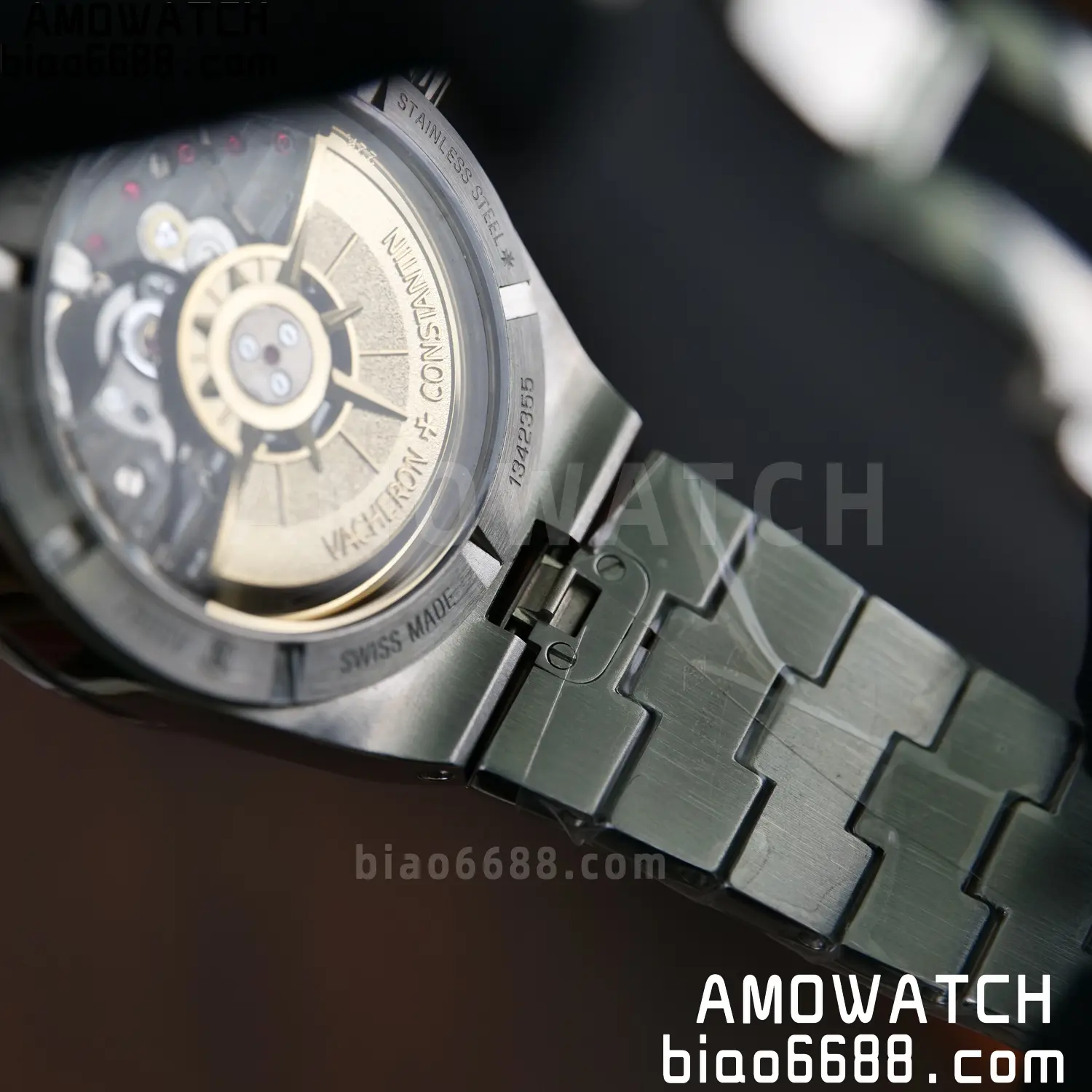 VC Overseas 41mm 7900V GR Factory 1:1 Best Edition Blue Dial SS Bracelet 93 e3fdd46d8bef98d AMO Watch