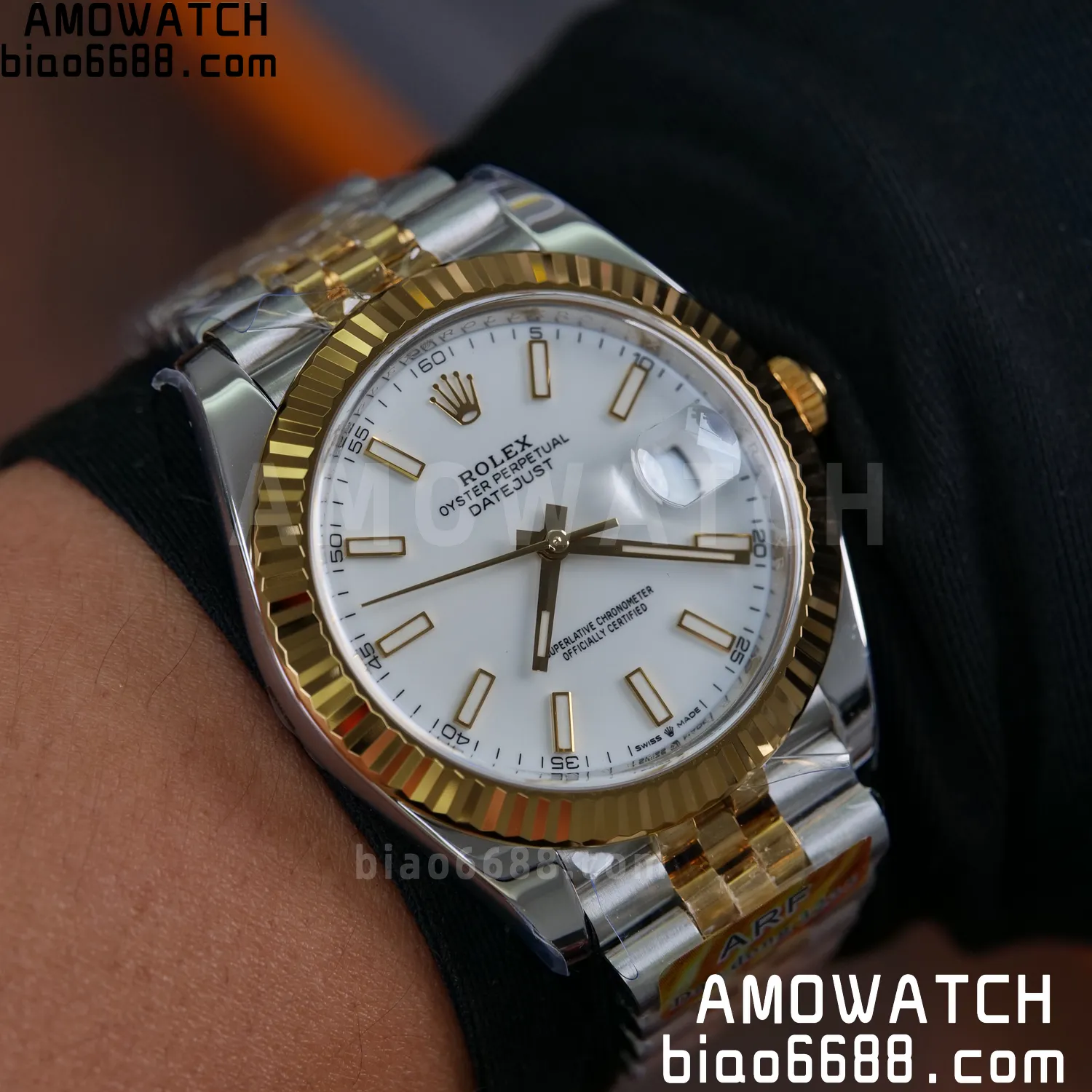 Rolex DateJust 126333-0016 41mm ARF 1:1 Best Edition Silver Stick Dial on Jubilee Bracelet (Tungsten Heavy Versio) 84 930c6b1c9184d42 阿默表行AmoWatch